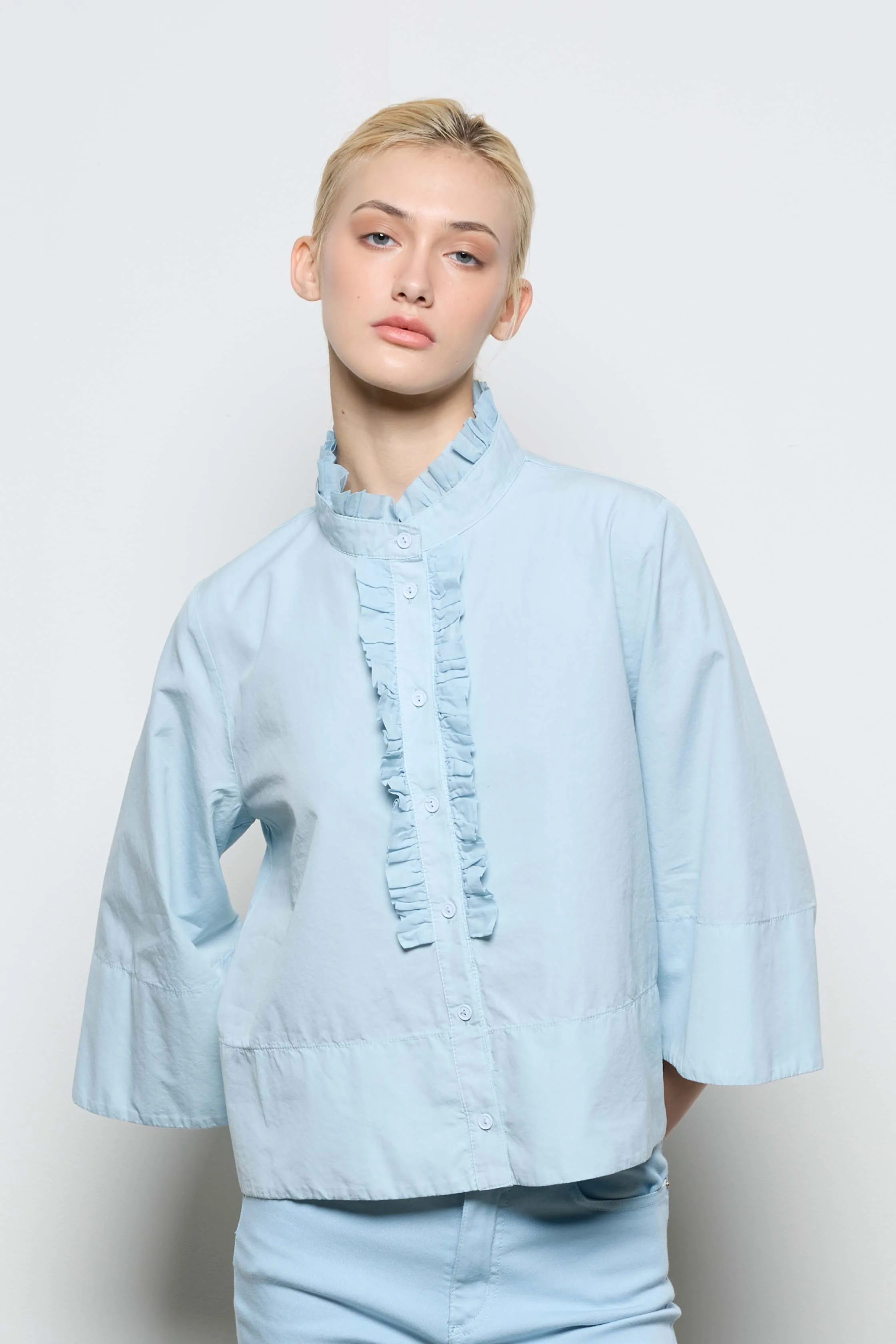 Cotton Poplin Shirt 68L0 3183 sold by European Culture product image thumbnail 2
