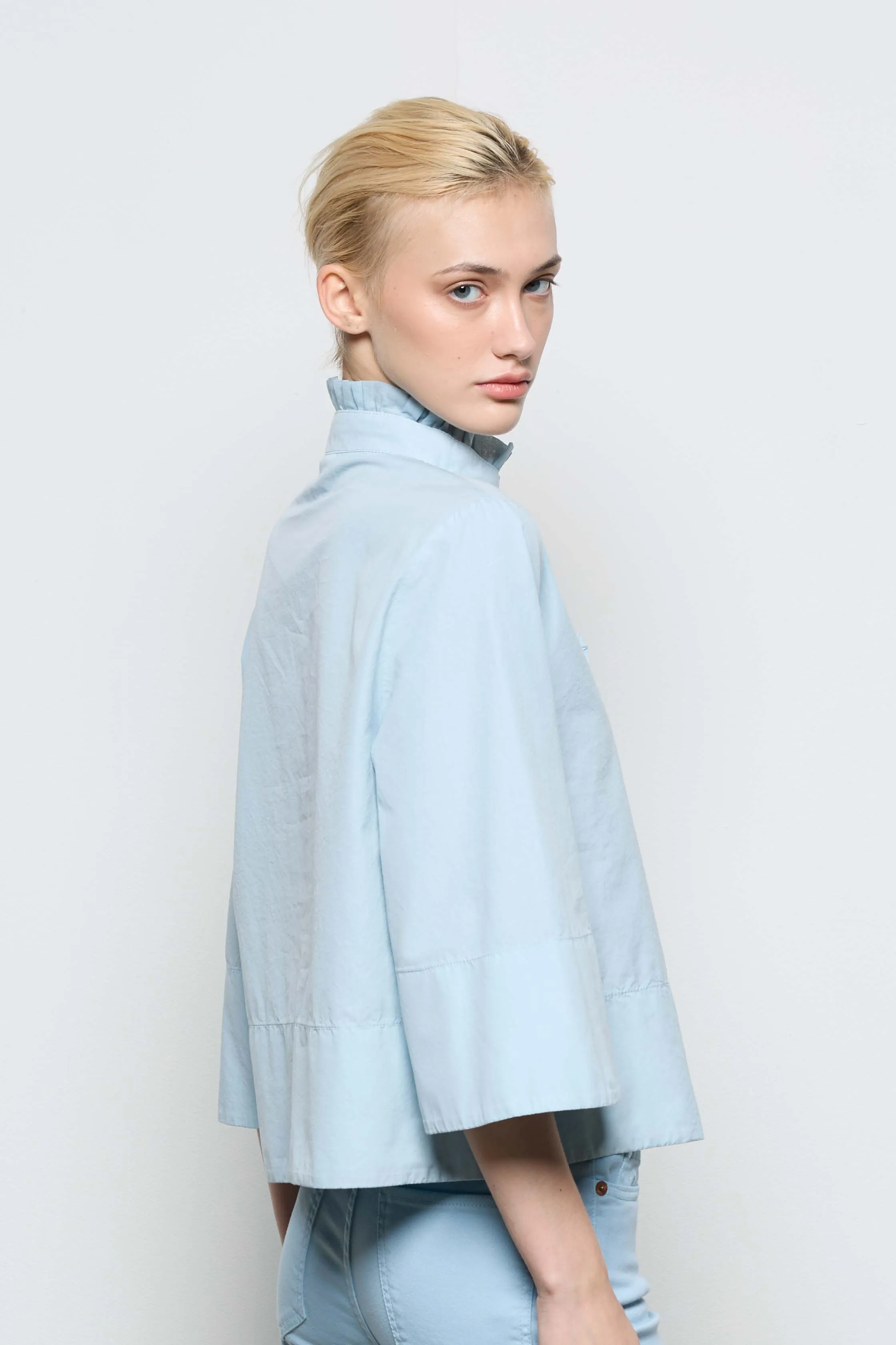 Cotton Poplin Shirt 68L0 3183 sold by European Culture product image thumbnail 4