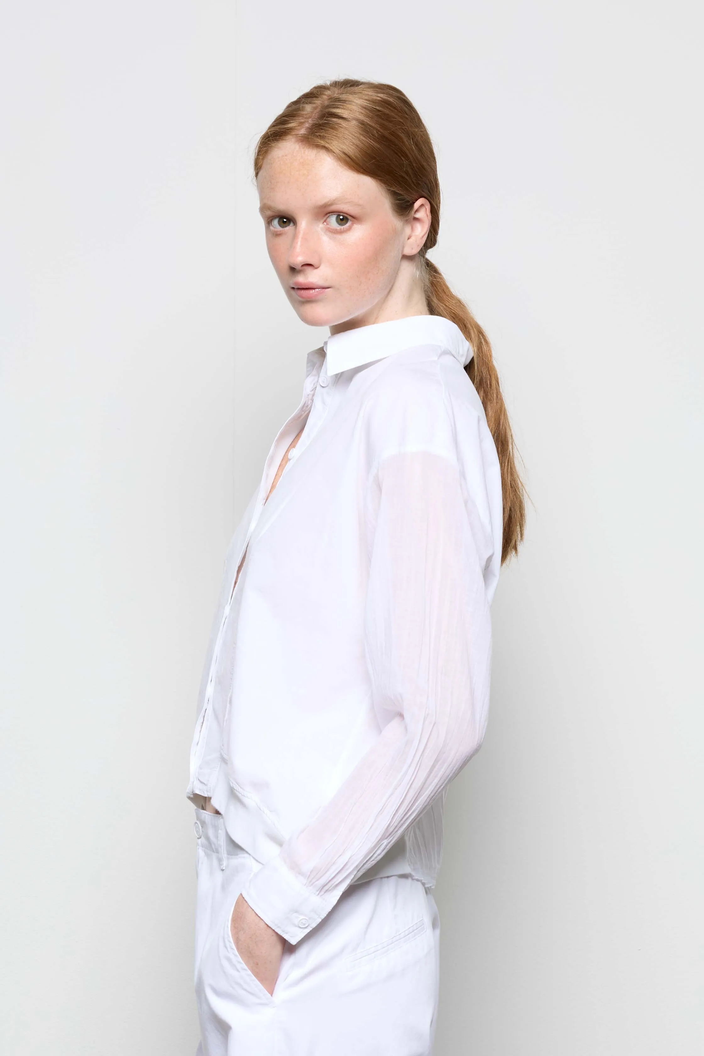 Shirt with Sail Collar 67Q0 3183 sold by European Culture product image thumbnail 4