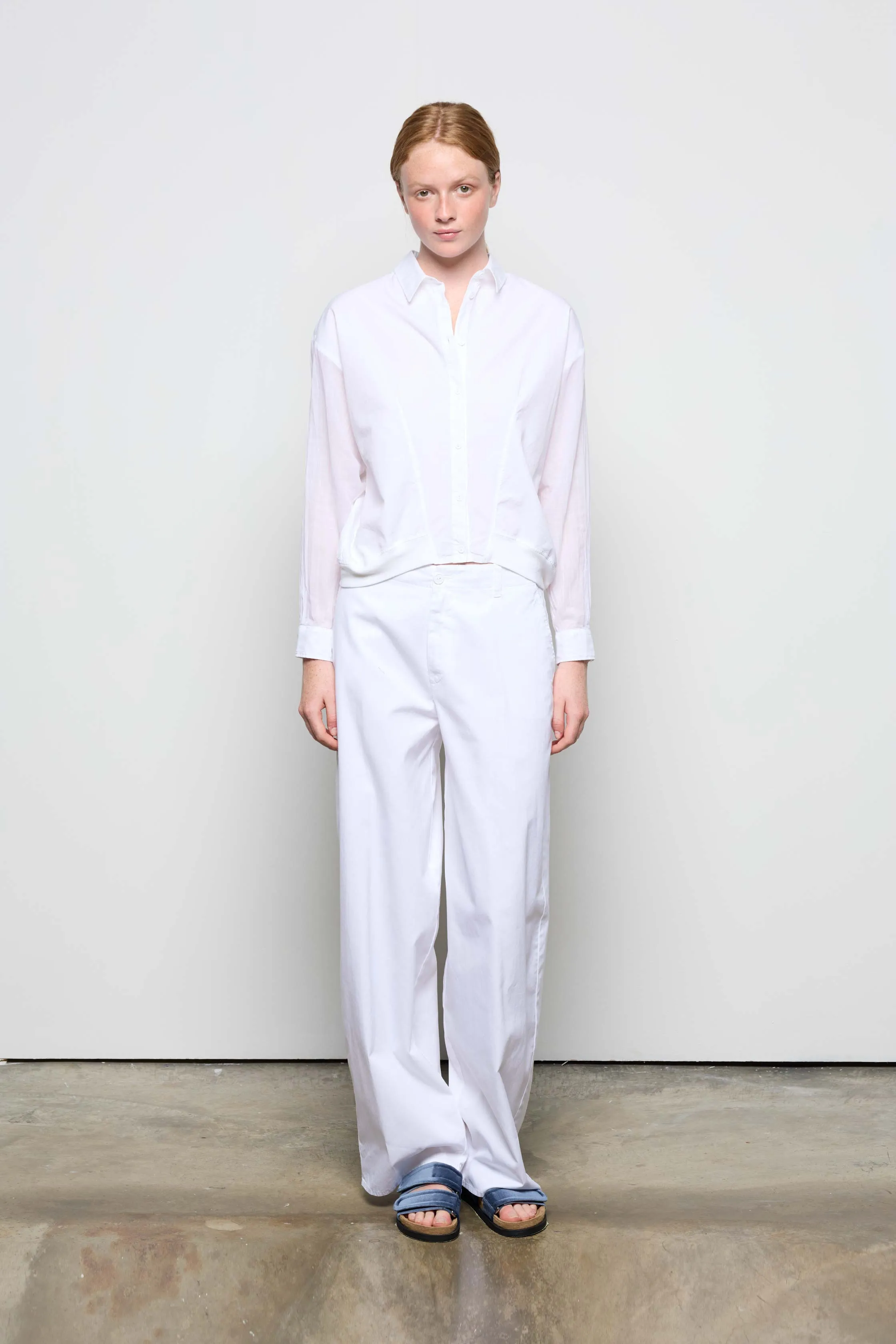 Shirt with Sail Collar 67Q0 3183 sold by European Culture