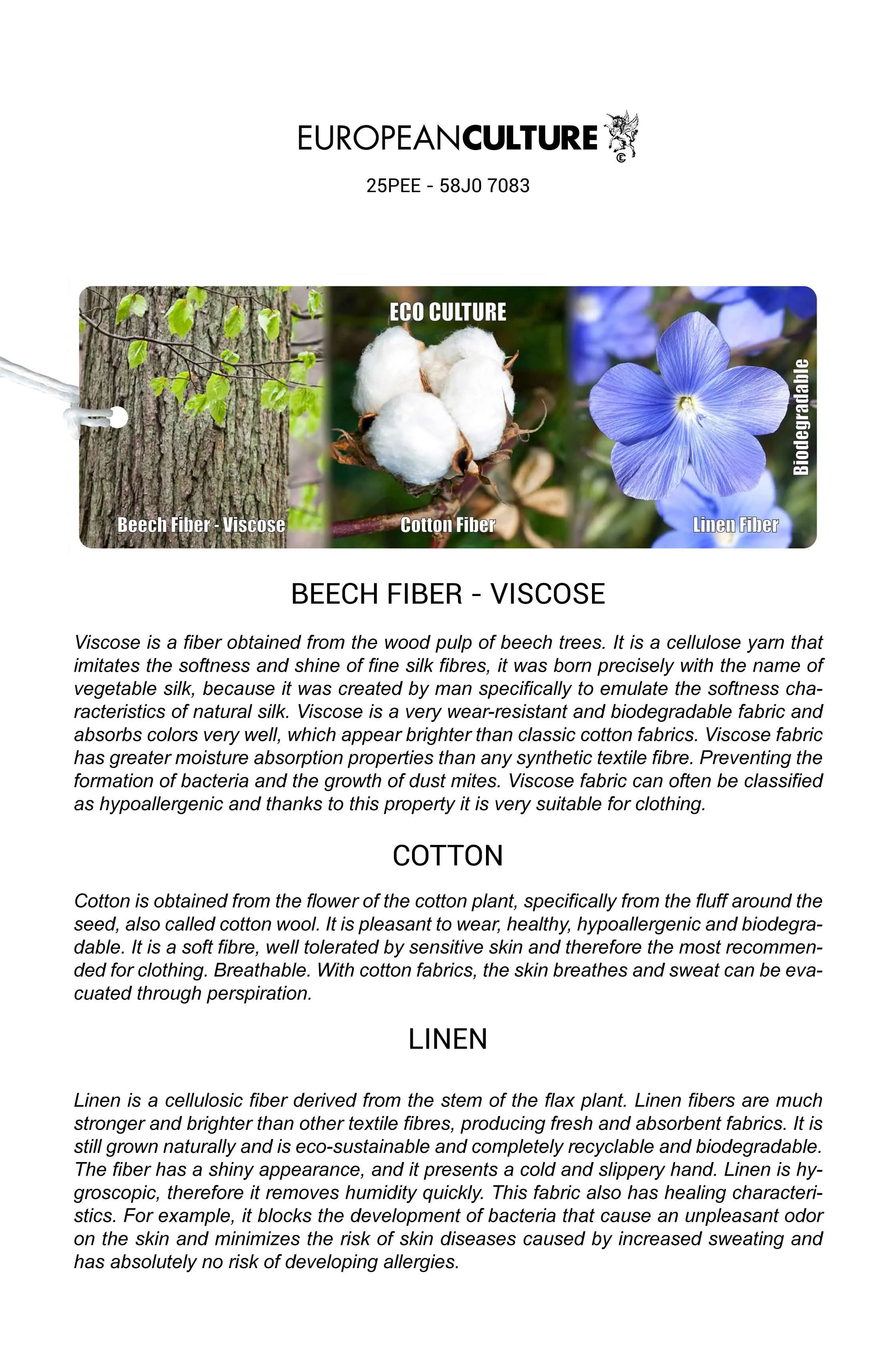 Viscose Single-Breasted Blazer 58J0 7083 sold by European Culture product image thumbnail 5