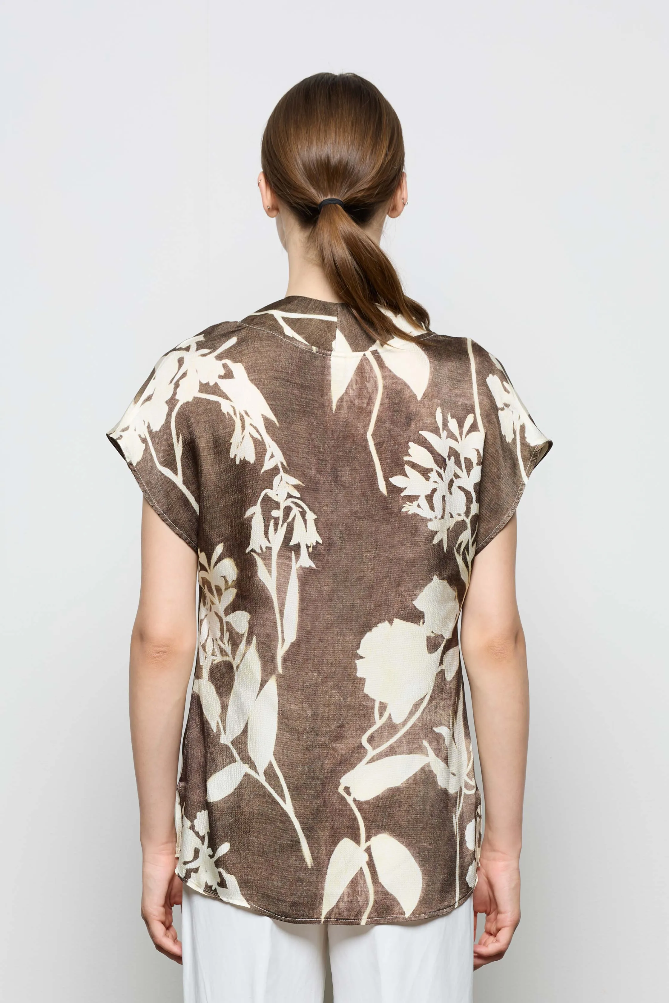 Viscose Printed Blouse 37Z0 8203 sold by European Culture product image thumbnail 3