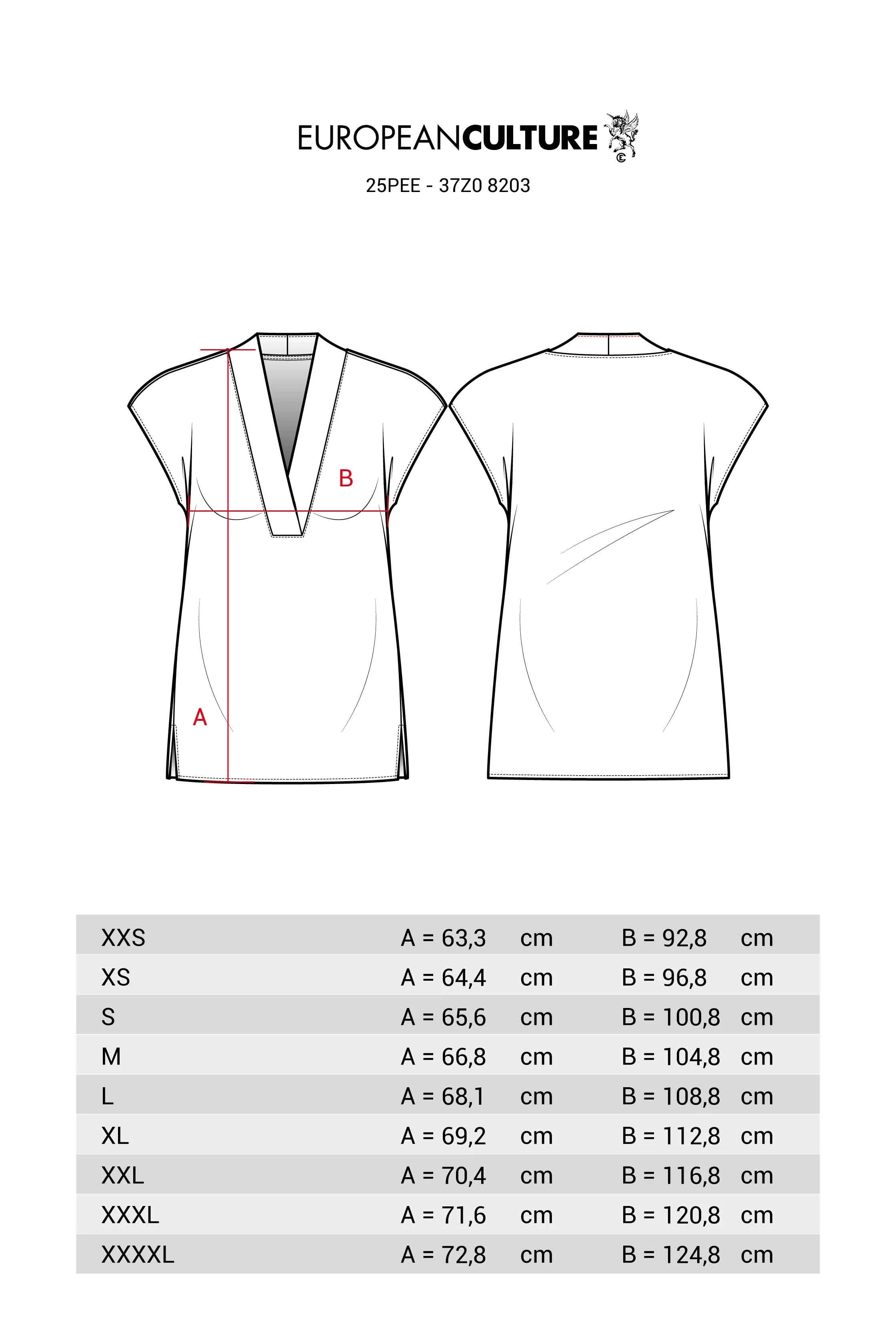 Viscose Printed Blouse 37Z0 8203 sold by European Culture product image thumbnail 5