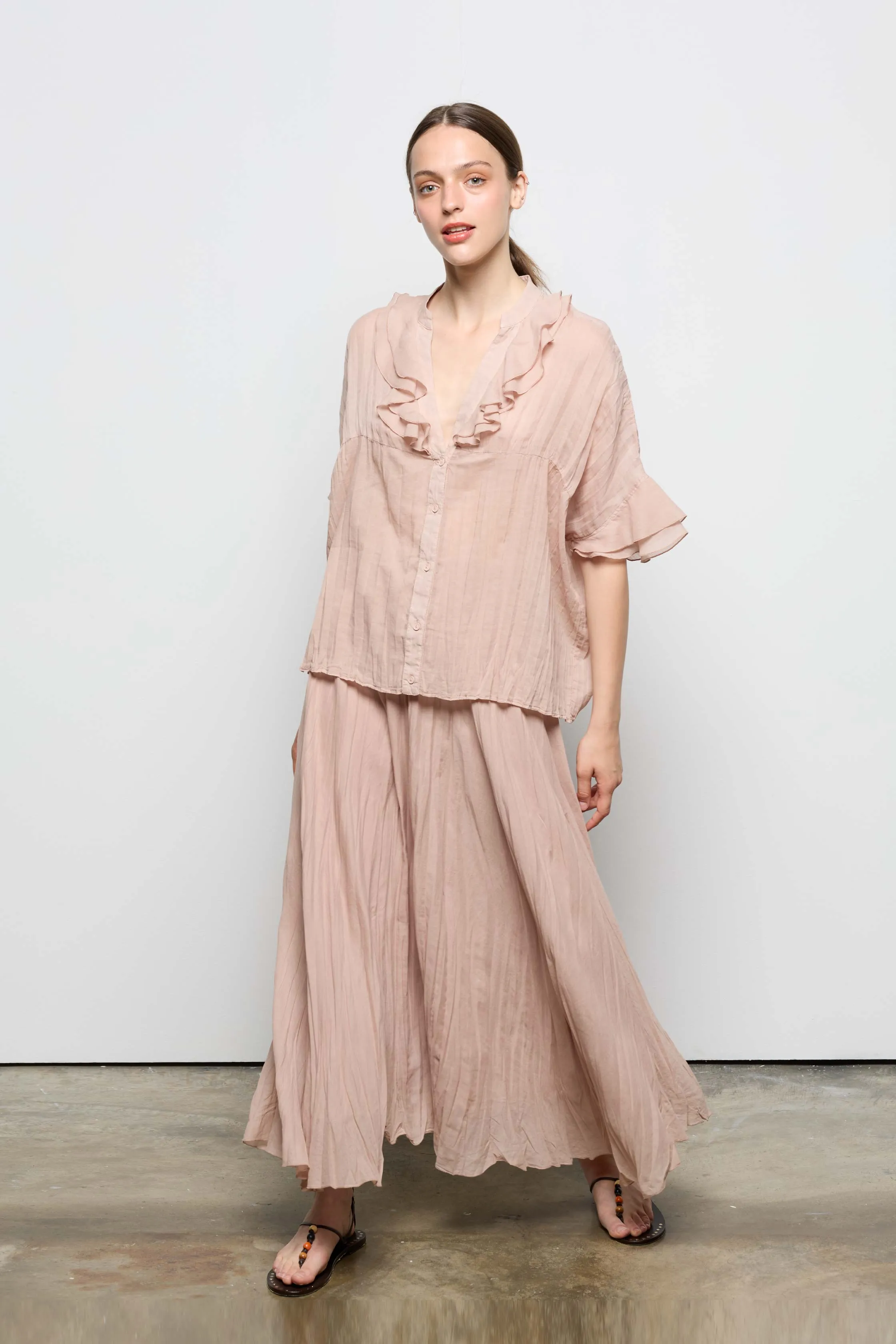 Double Layer Long Skirt 26L0 7504 sold by European Culture