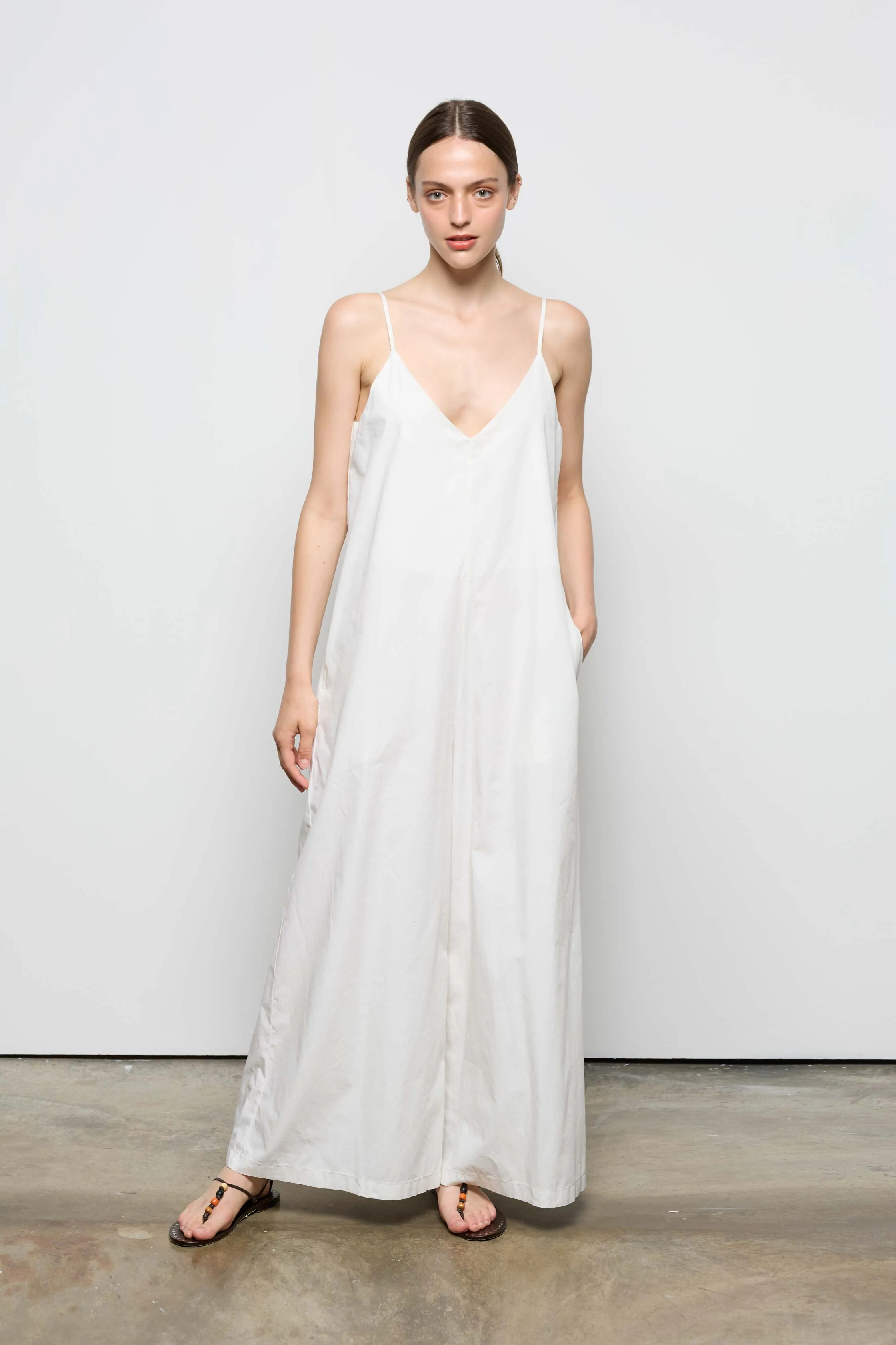 Cotton Poplin Jumpsuit 19C0 3101 sold by European Culture