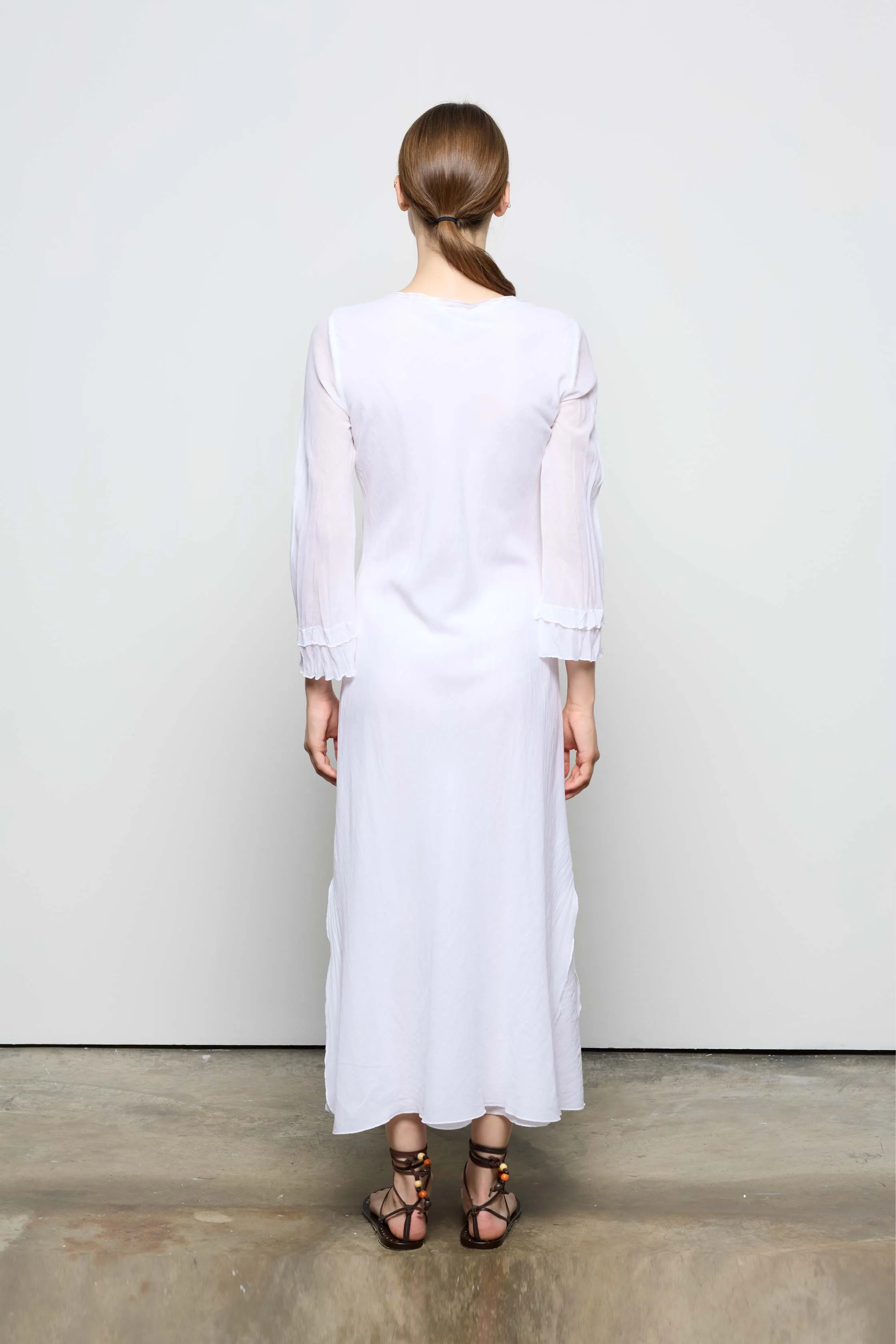 Long Dress with V-Neck 15W0 7504 sold by European Culture product image thumbnail 2