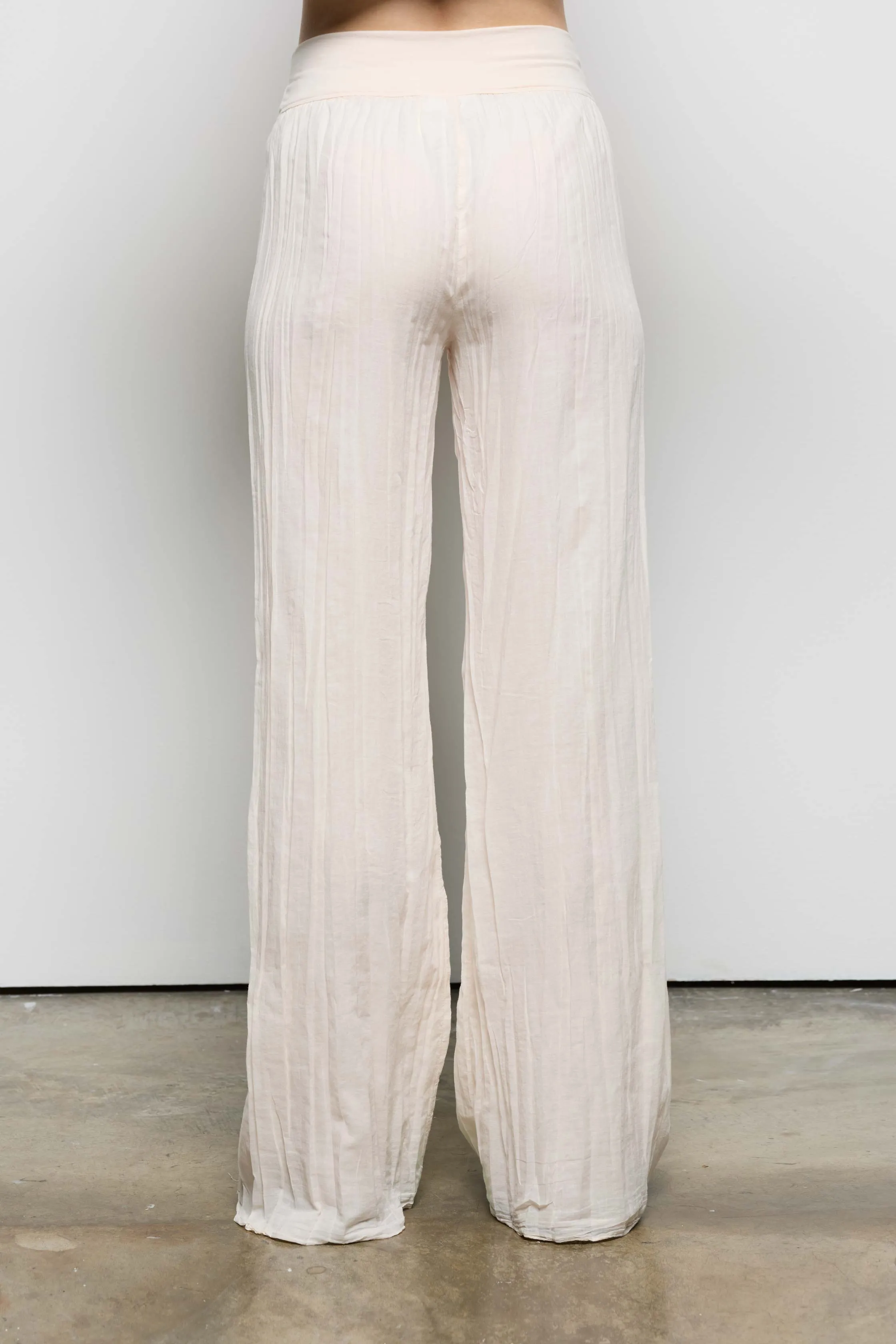 Wide Leg Trousers with Comfort Waist 07Y0 7504 sold by European Culture product image thumbnail 3