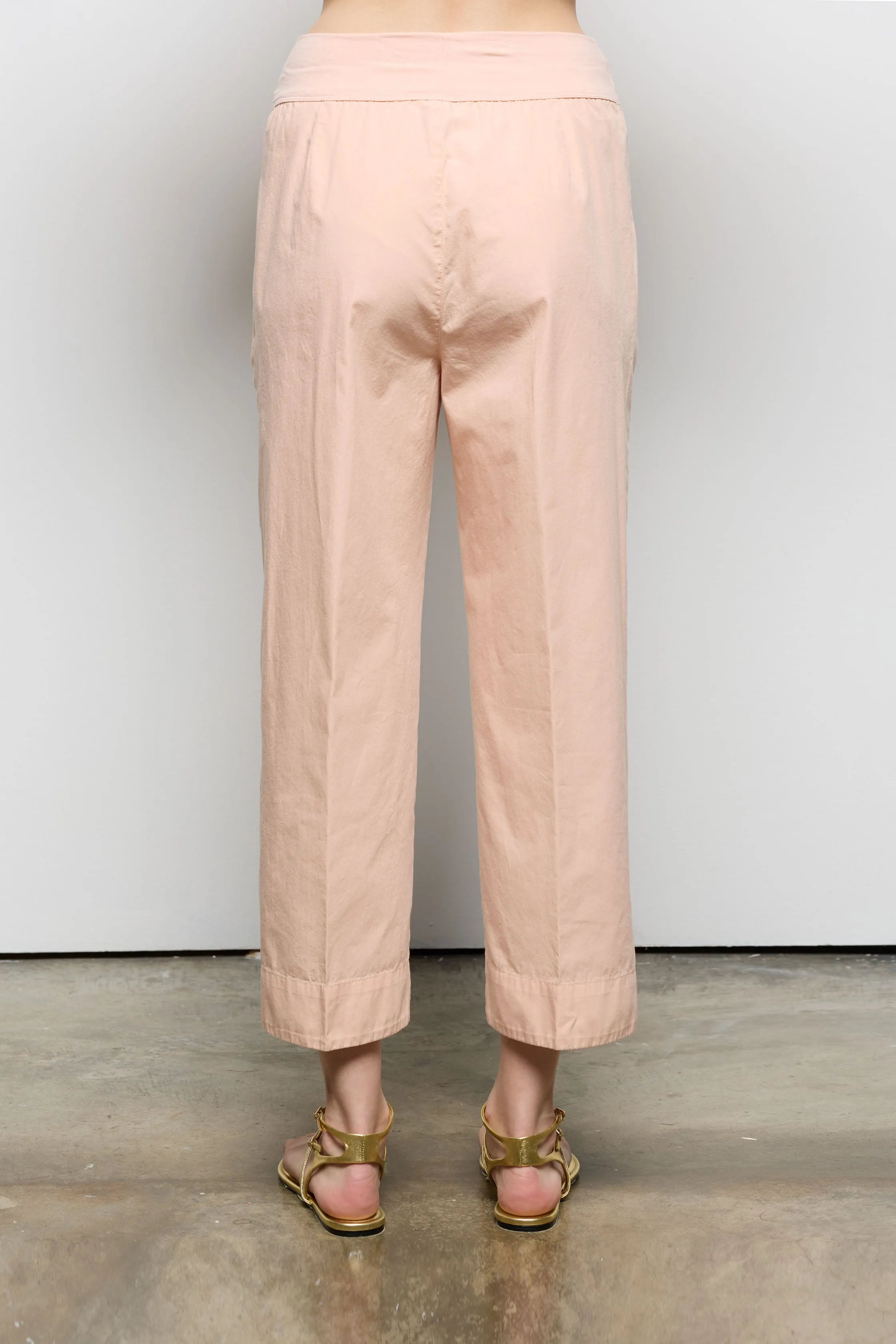 Cotton Poplin Straight Pants 07AU 3101 sold by European Culture product image thumbnail 3