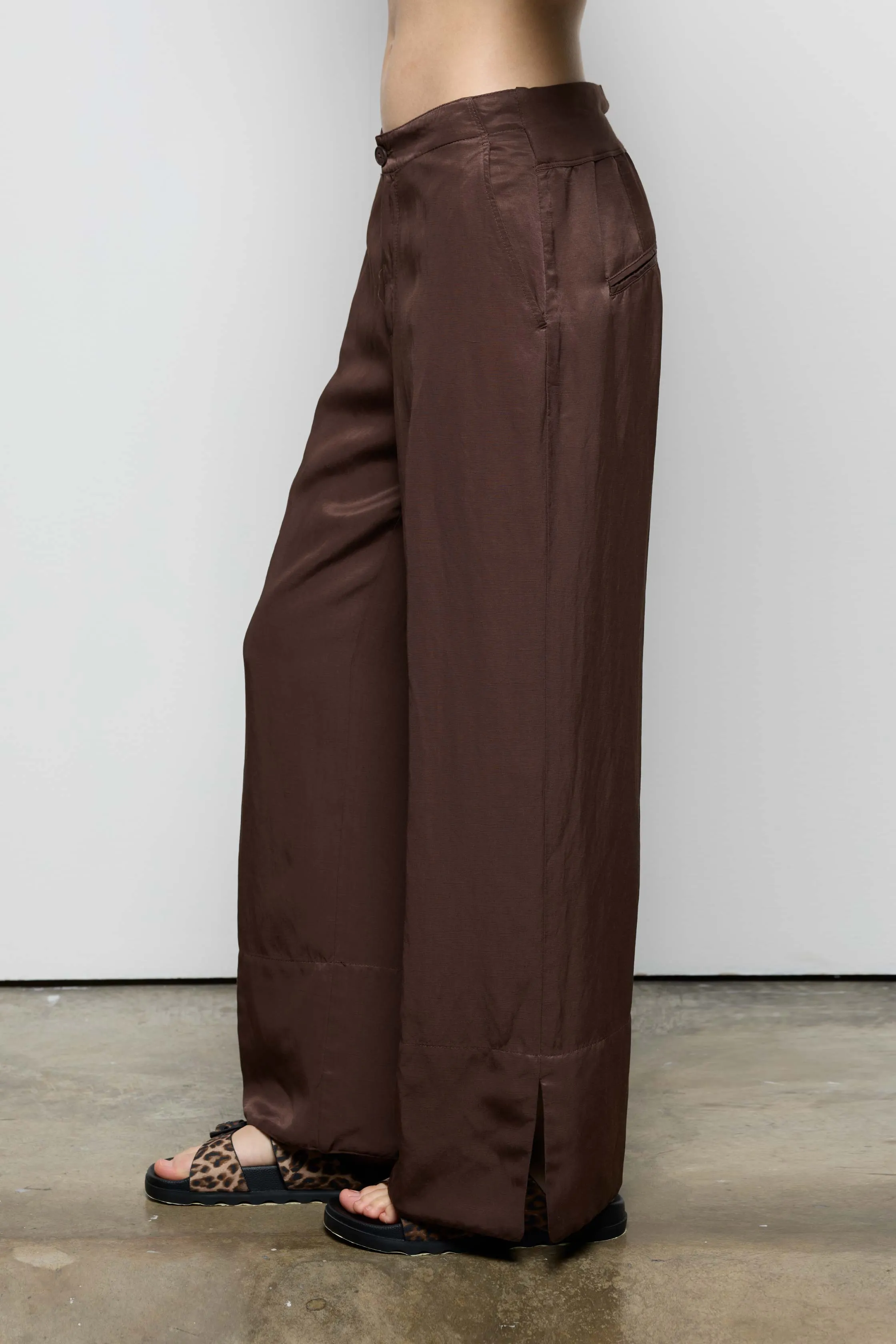 Viscose Linen Pants 06P0 7083 sold by European Culture product image thumbnail 4