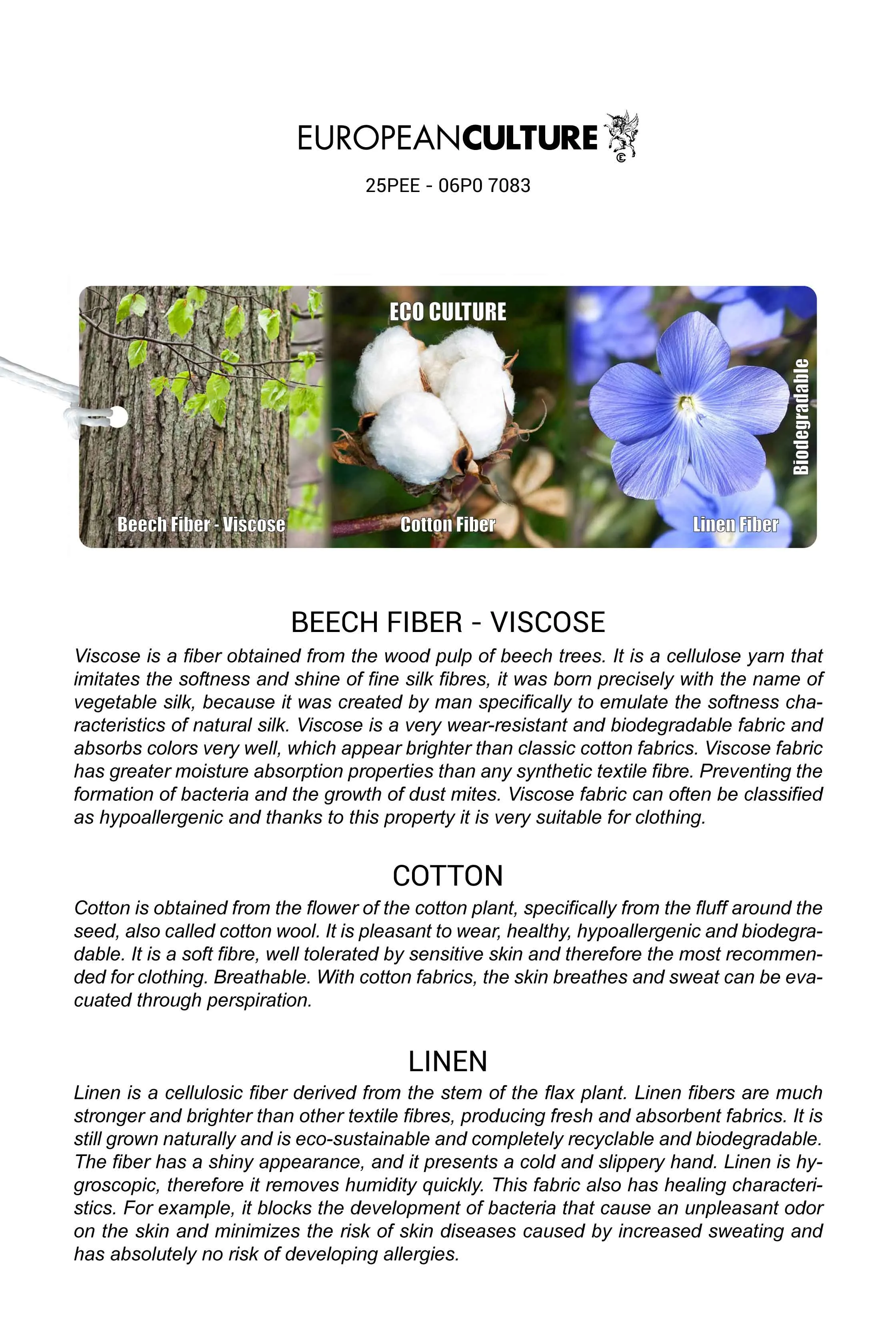 Viscose Linen Pants 06P0 7083 sold by European Culture product image thumbnail 5