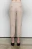 Linen Cropped Pants 051U 7023 sold by European Culture