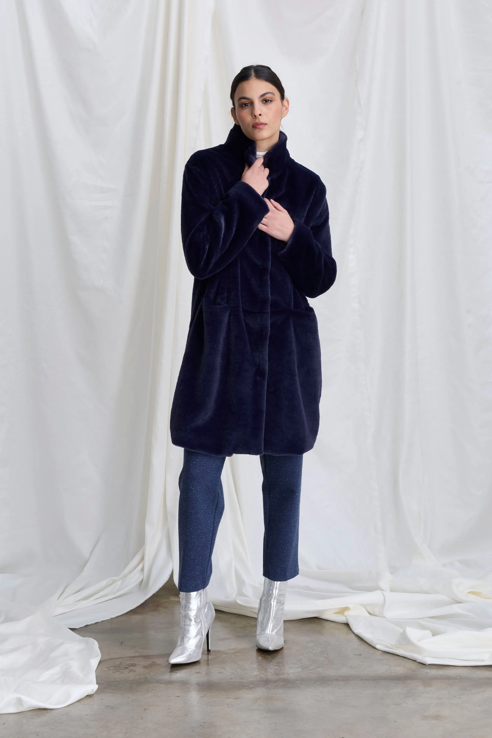 Long Faux Fur Coat 7870 6110 sold by European Culture