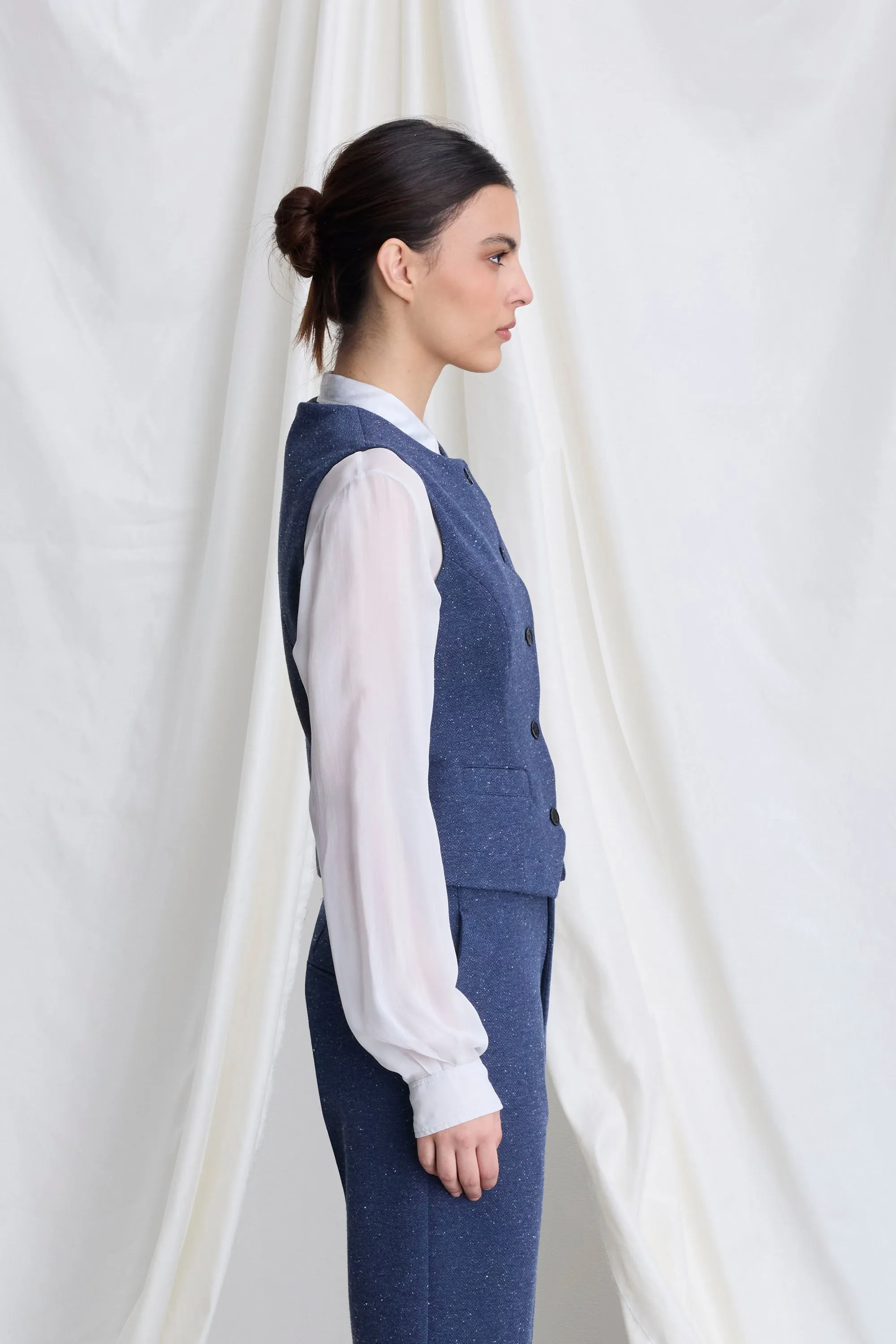 Tweed Vest 6930 2294 sold by European Culture product image thumbnail 4