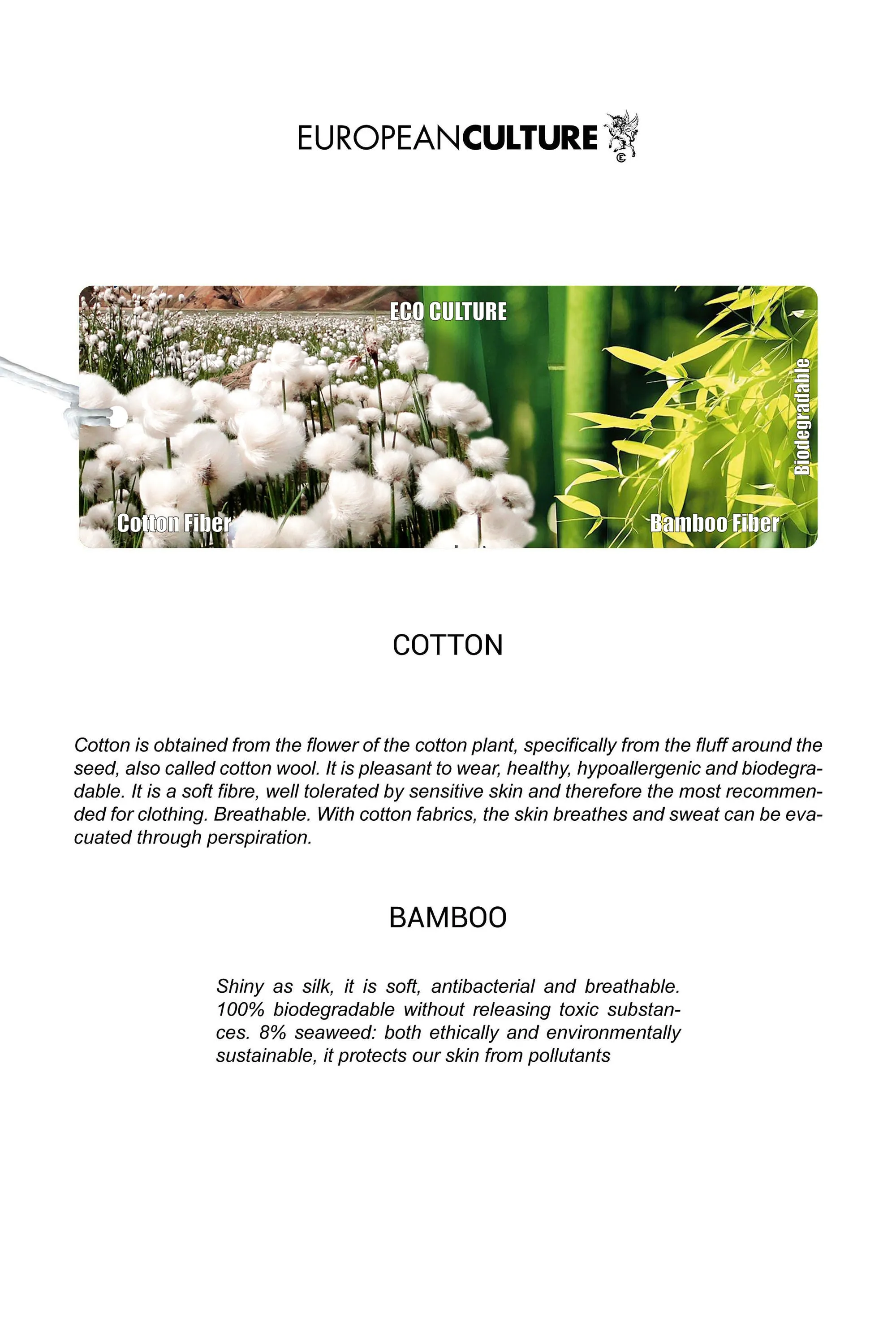 Cotton and Bamboo Cargo Pants 07RU 3937 sold by European Culture product image thumbnail 5