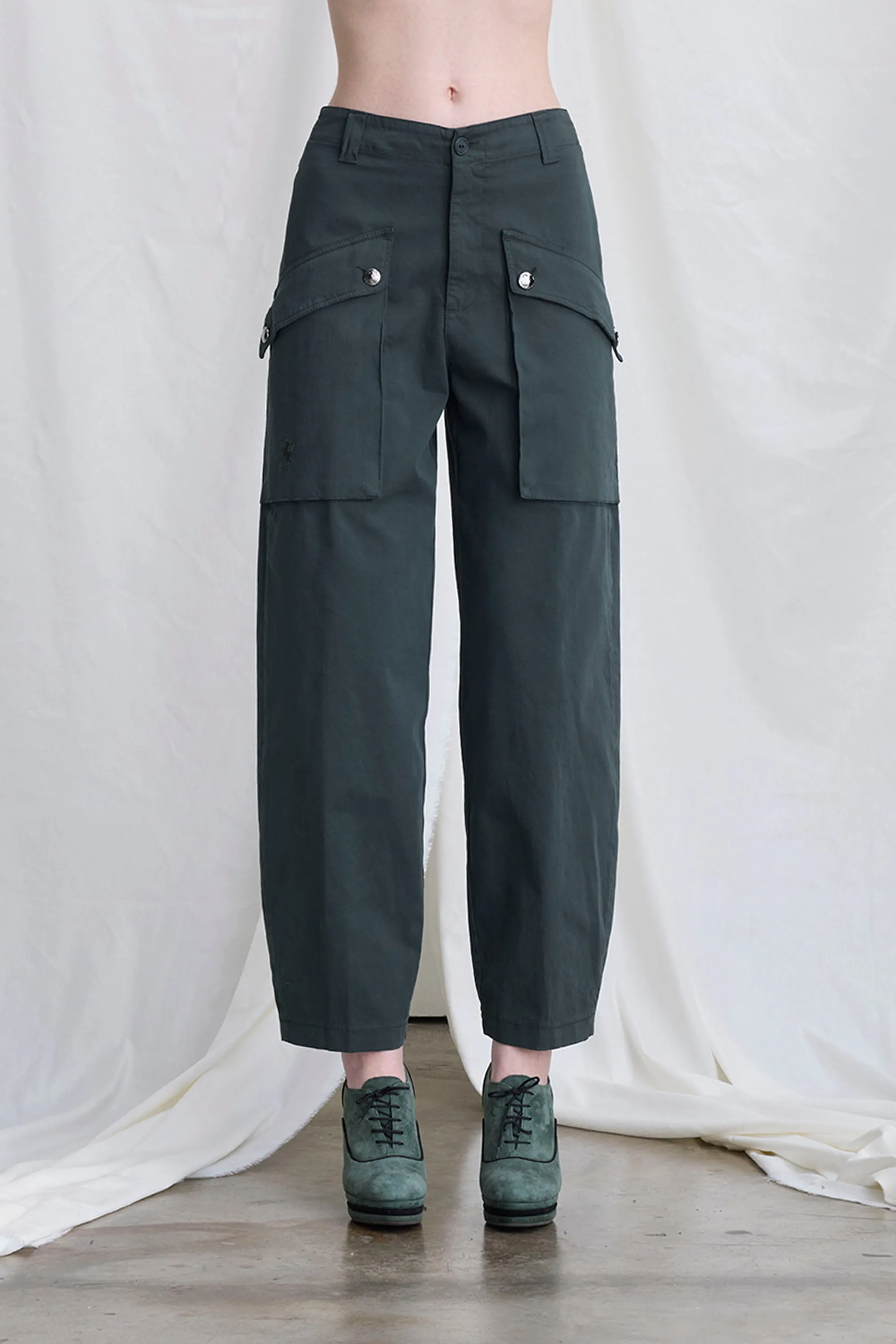 Cargo Trousers in Tricotine 05MU 2517 sold by European Culture product image thumbnail 2