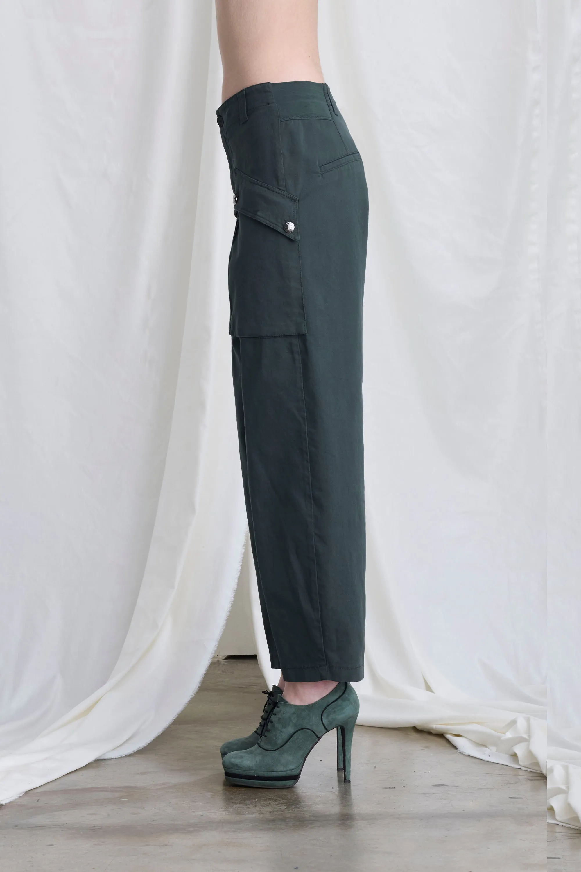 Cargo Trousers in Tricotine 05MU 2517 sold by European Culture product image thumbnail 4