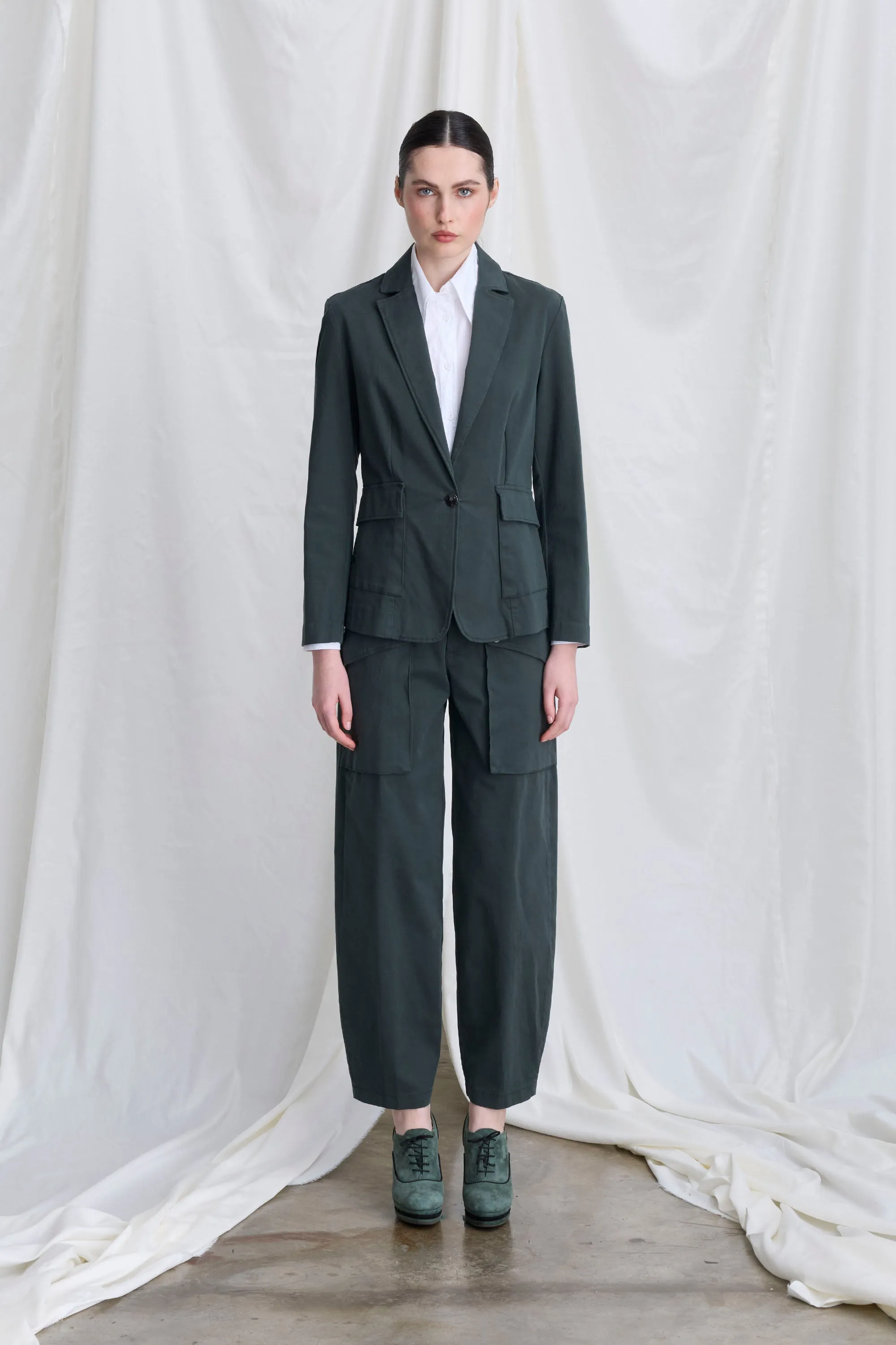 Cargo Trousers in Tricotine 05MU 2517 sold by European Culture