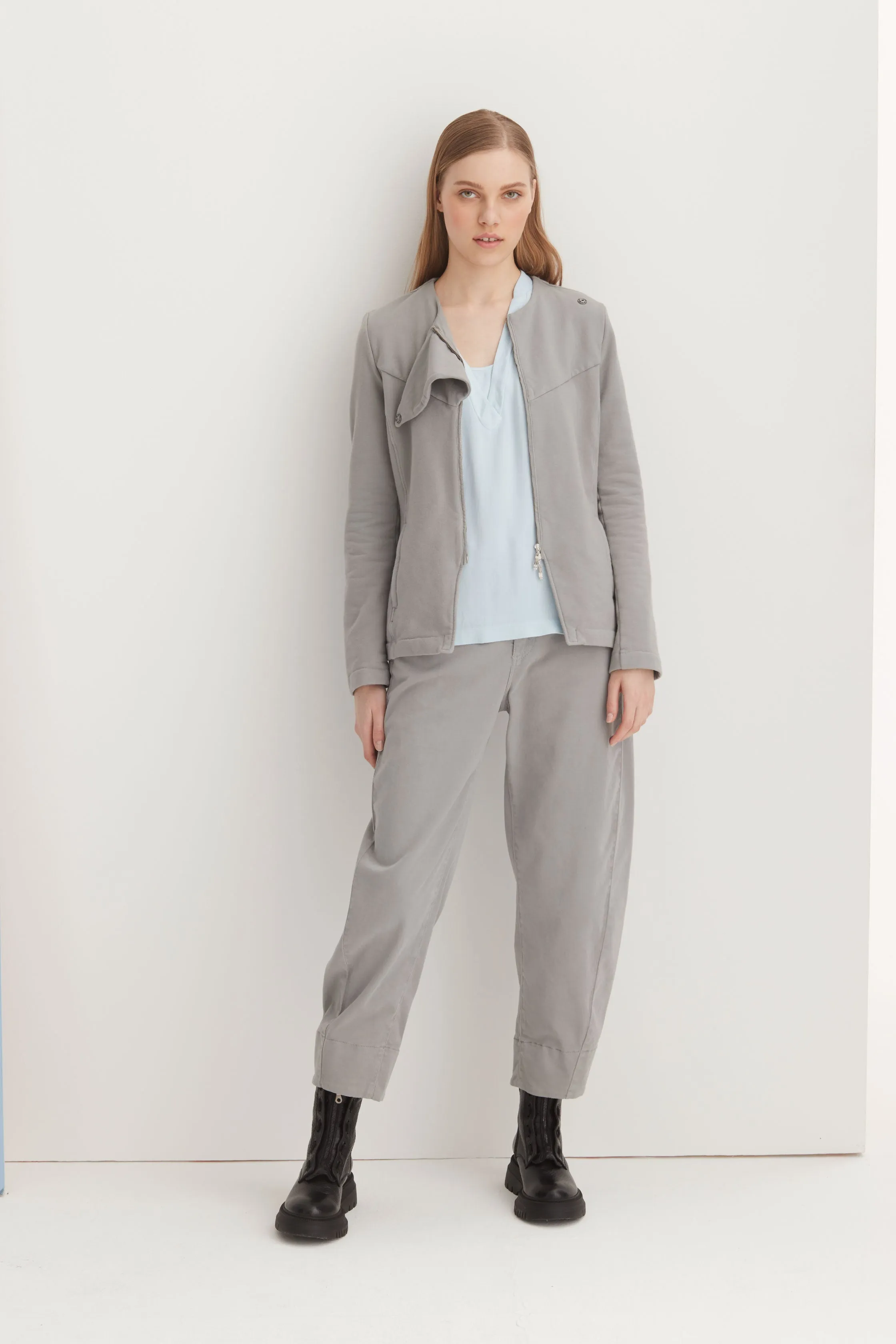 Stretch Cotton Trousers Garment Dyed 05GU 3821 sold by European Culture