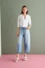 Long Sleeve Shirt Front Ruffles Garment Dyed 67CU 3217 sold by European Culture