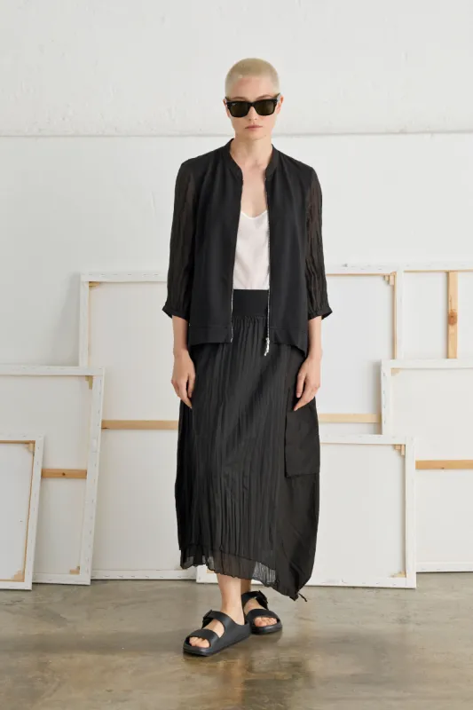 Skirt with Side Pocket and Comfort Waist Garment-Dyed 25AU 7504 sold by European Culture