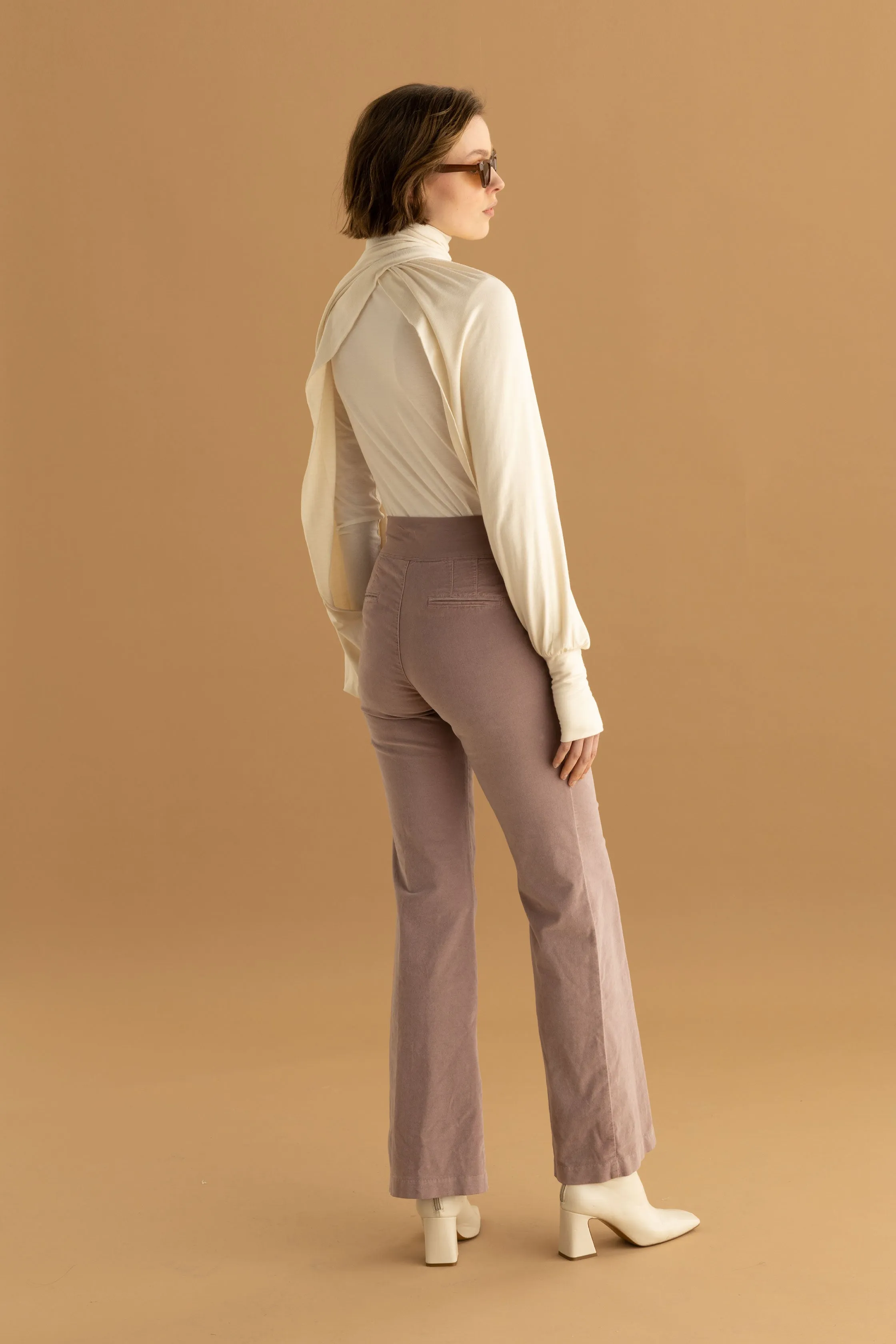 Long Velvet Pants Garment Dyed 07CU 0498 sold by European Culture product image thumbnail 3