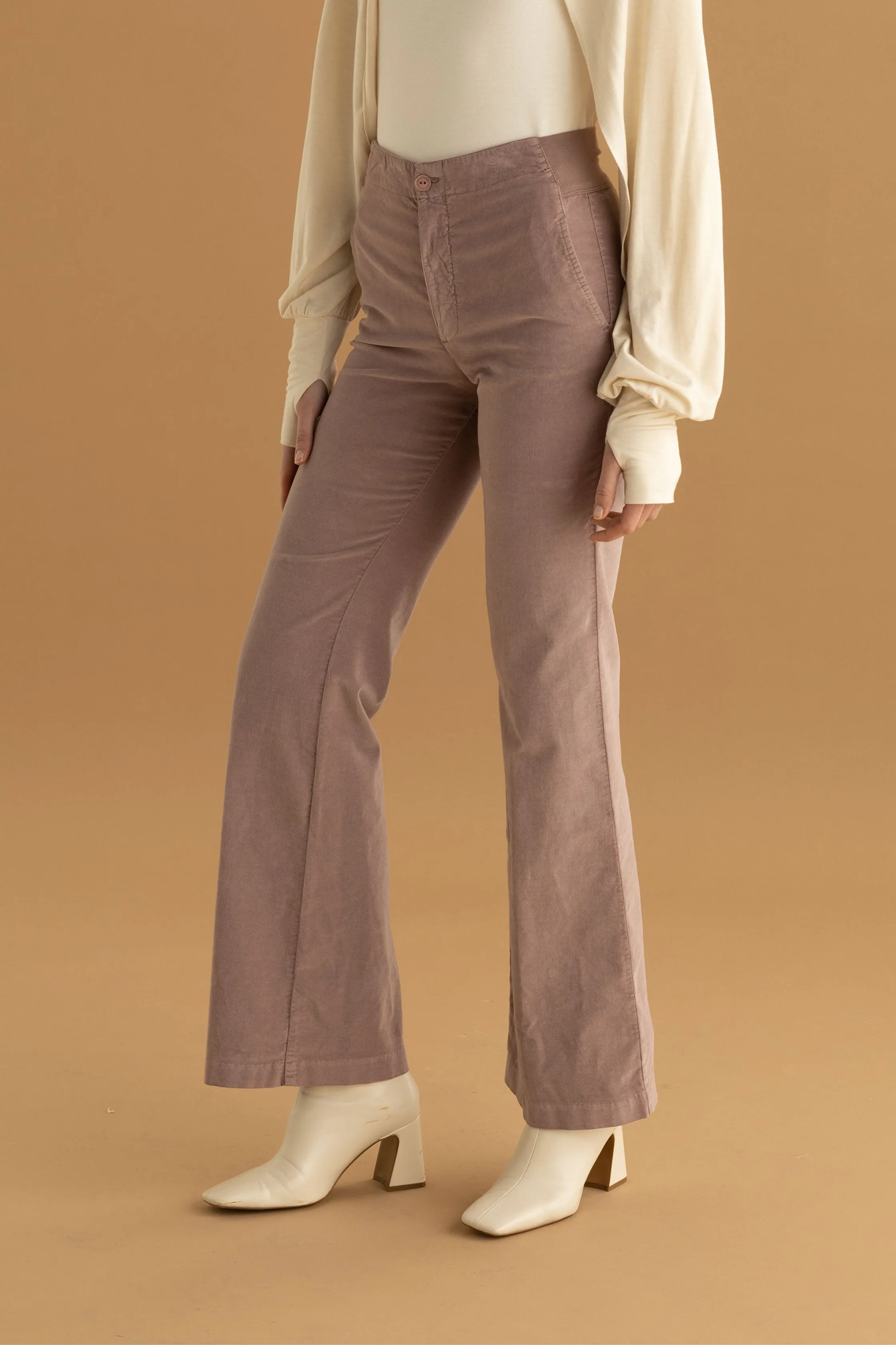 Long Velvet Pants Garment Dyed 07CU 0498 sold by European Culture product image thumbnail 2