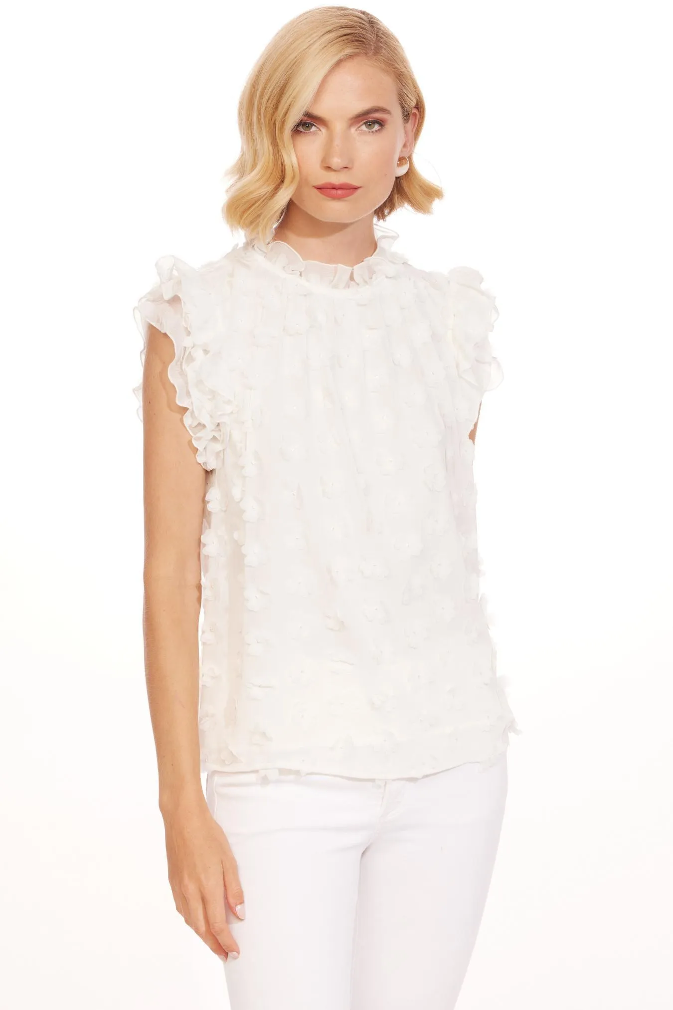 Vixen Top - White Petal sold by Eva Franco