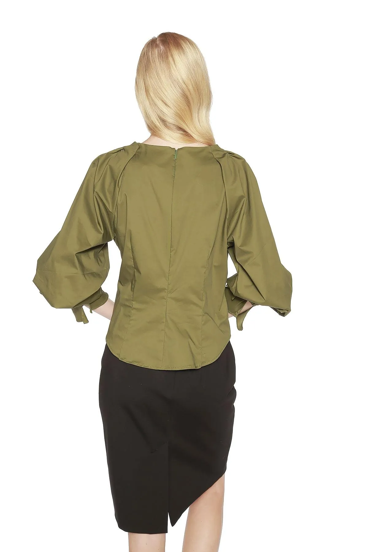 Edera Top- Olive Green sold by Eva Franco product image thumbnail 2