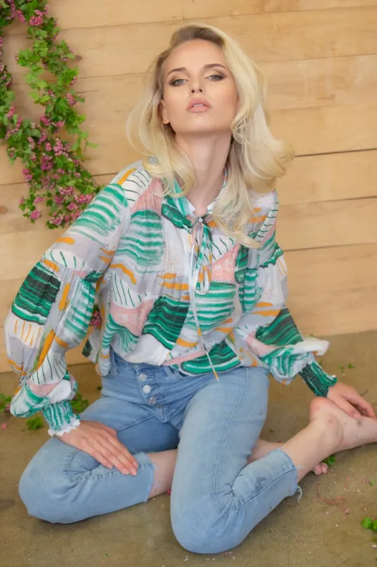 Alix Blouse - Rum Baba sold by Eva Franco