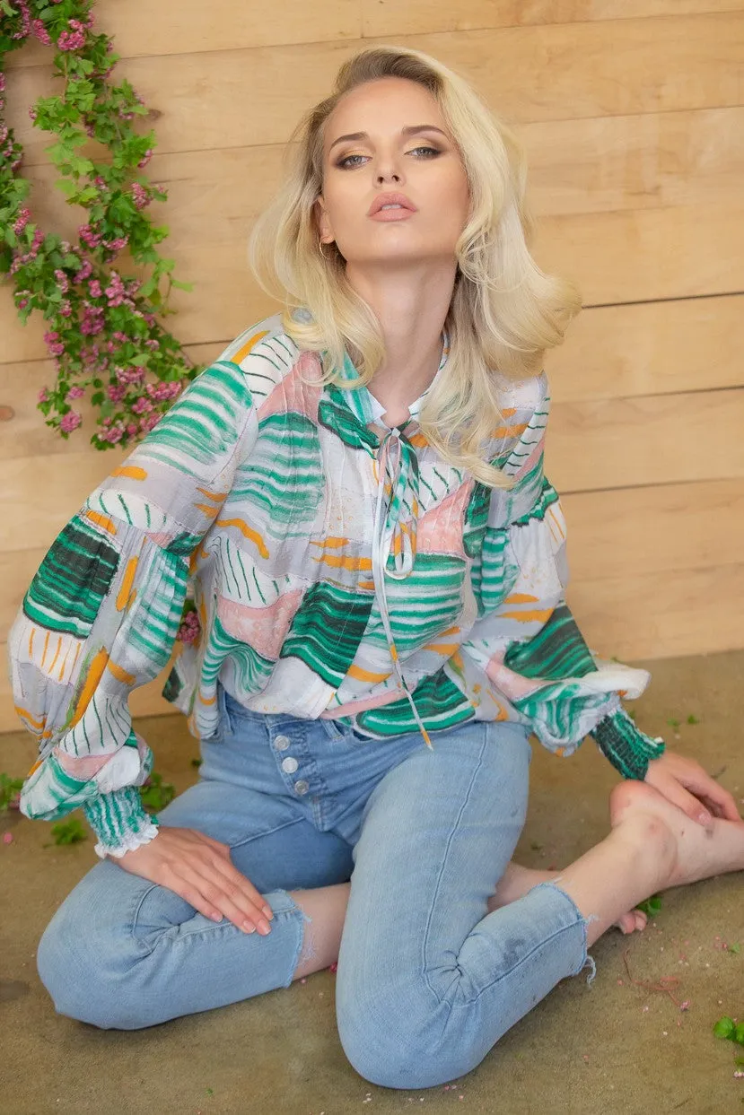 Alix Blouse - Rum Baba sold by Eva Franco