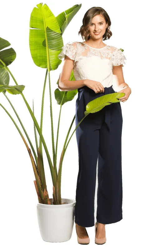 Phoebe Jumpsuit - White Willow sold by Eva Franco