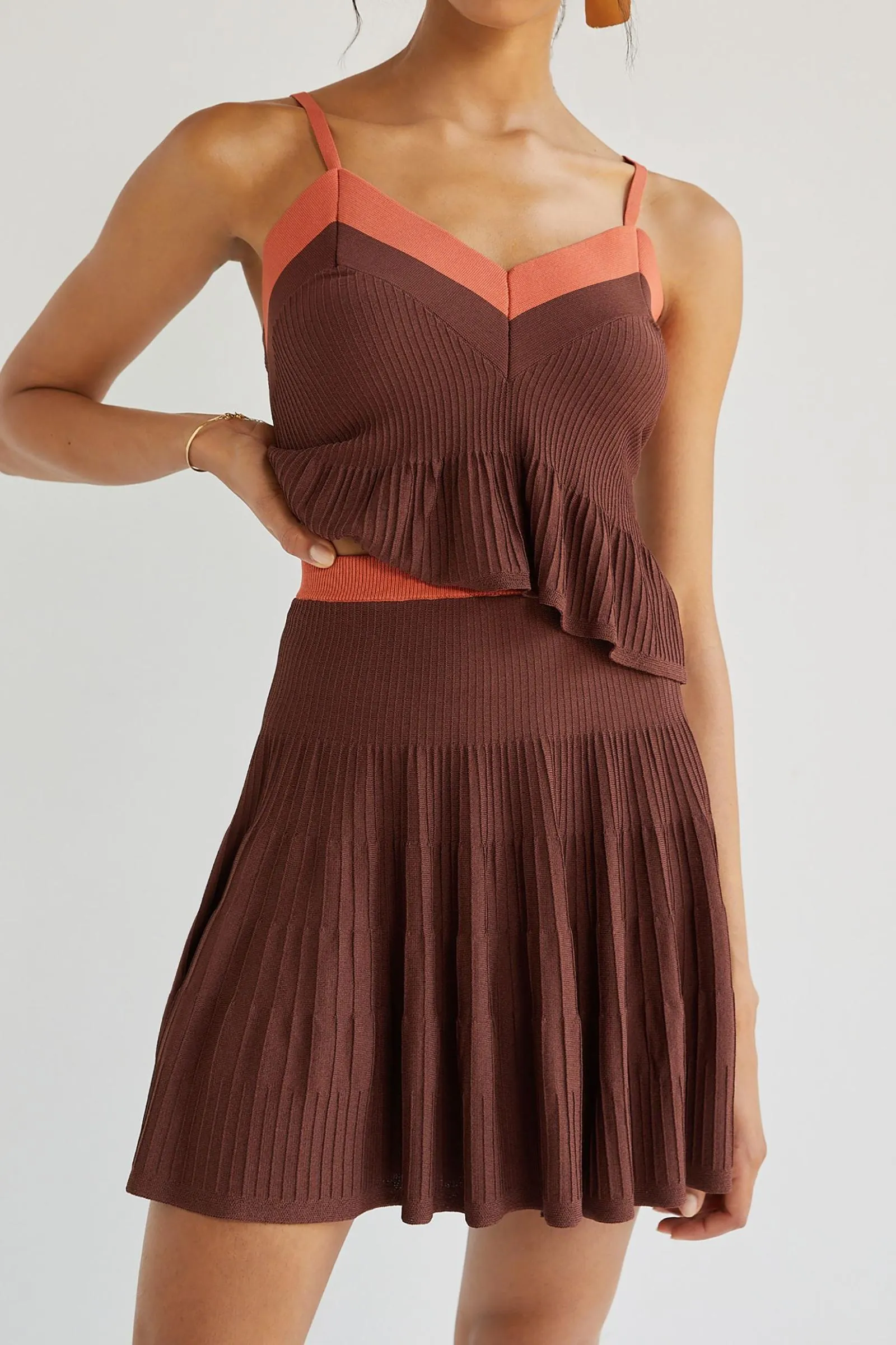 Kava Colorblocked Knit Skirt Set- Carmello sold by Eva Franco product image thumbnail 2