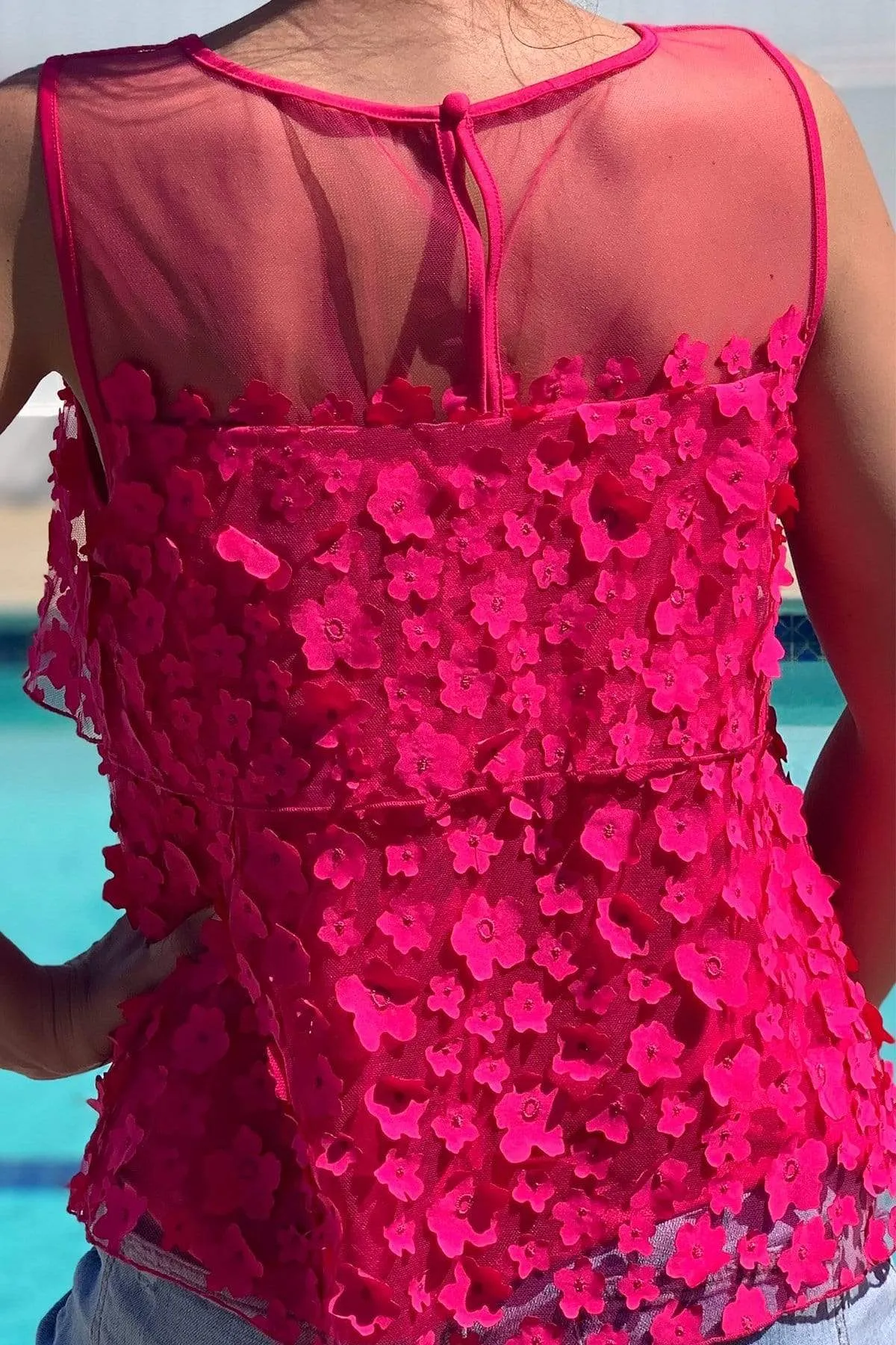 Shonnie Pink Tank sold by Eva Franco product image thumbnail 3