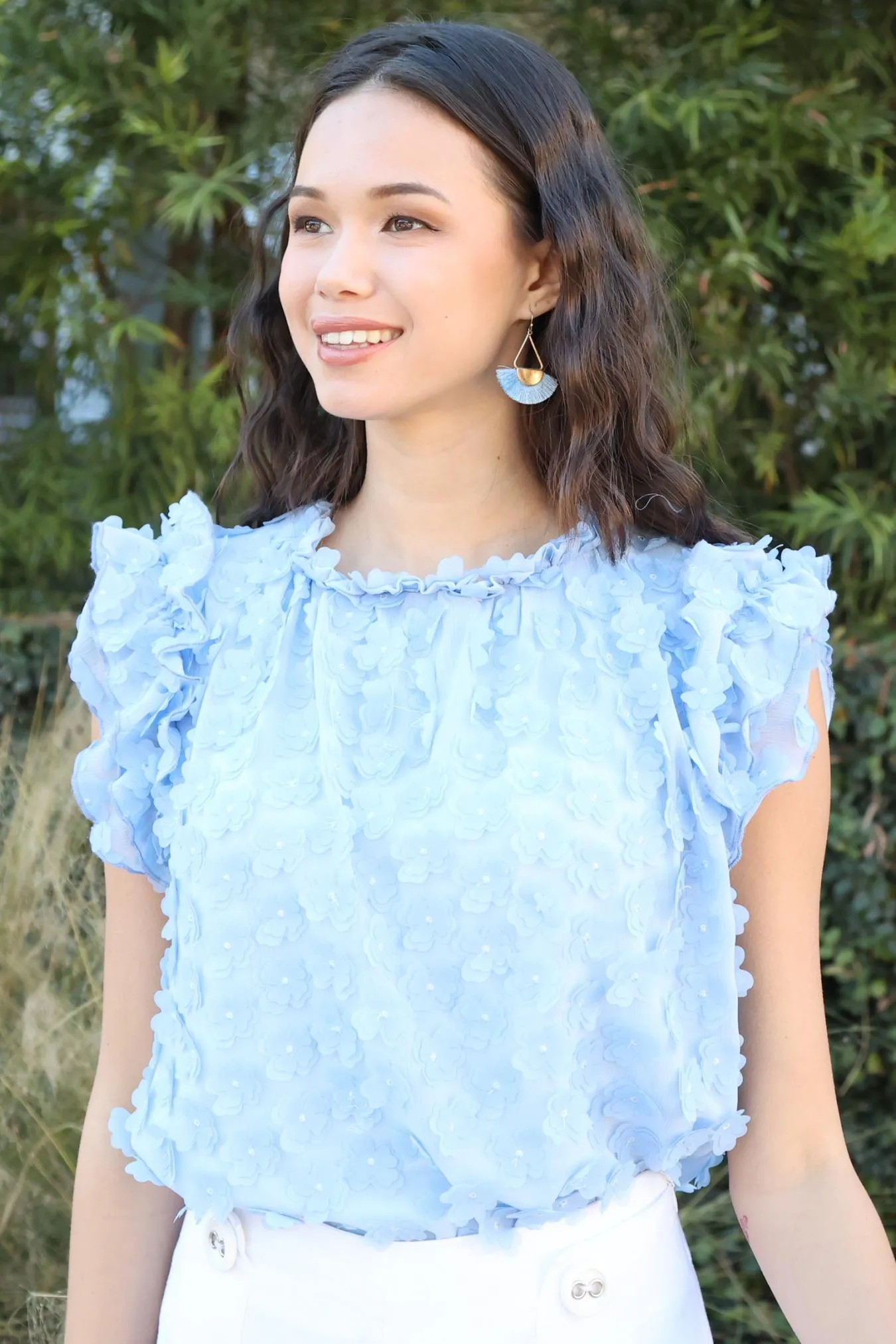 Vixen Top - Blue Petal sold by Eva Franco product image thumbnail 5