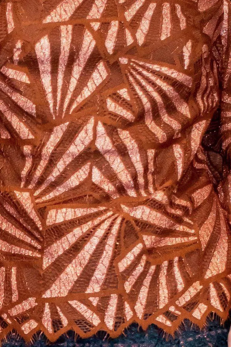 Shine Lace Blouse – Copper Metallic sold by Eva Franco product image thumbnail 5