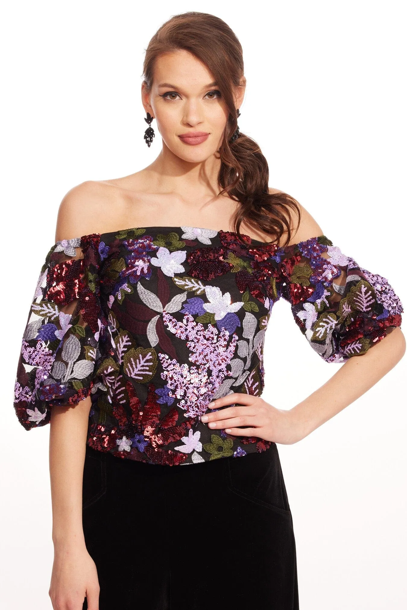 Laken Top – Tempest Bloom sold by Eva Franco