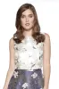 Jacquard Floral Cropped Top sold by Eva Franco