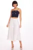Ponte Trench Blouse - Navy sold by Eva Franco