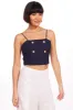 Ponte Trench Blouse - Navy sold by Eva Franco