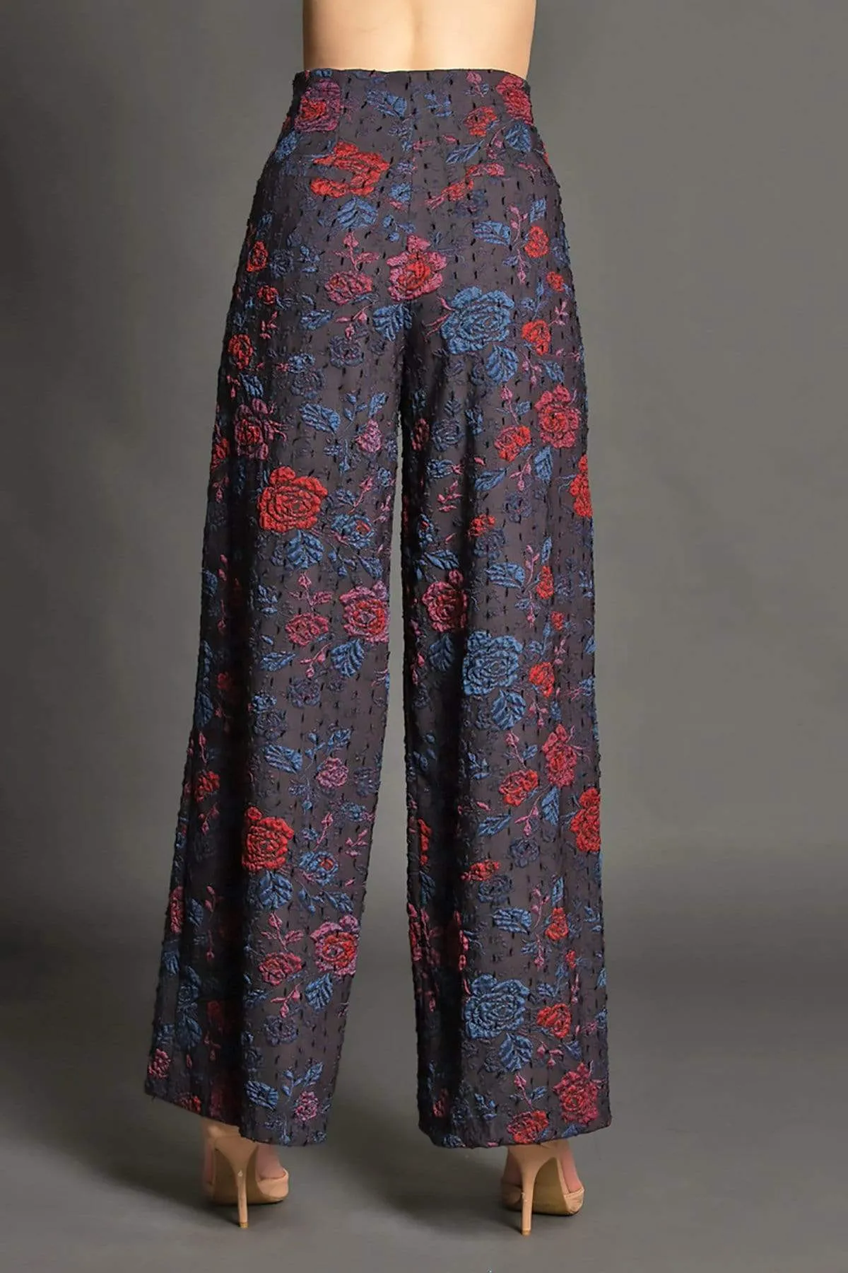 Hepburn Pant - Scarlet Rose sold by Eva Franco product image thumbnail 2