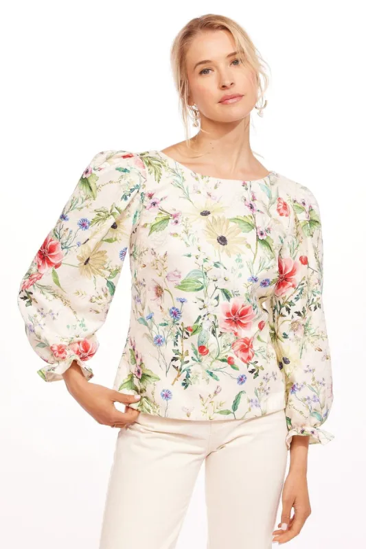 Hazel Top - Pink Magnolia sold by Eva Franco