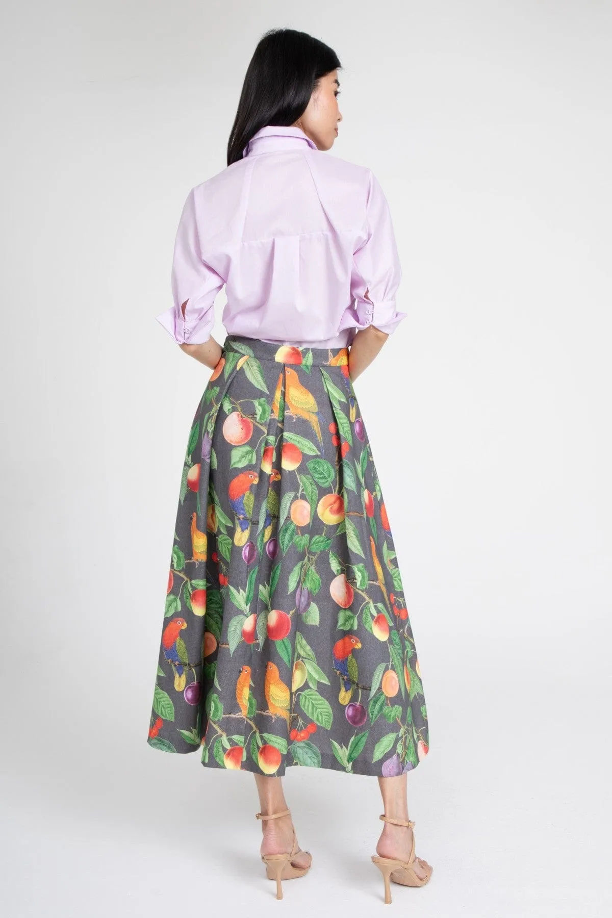 Parrot and Fruit Maxi Skirt sold by Eva Franco product image thumbnail 4