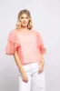 Suri Top in Coral sold by Eva Franco