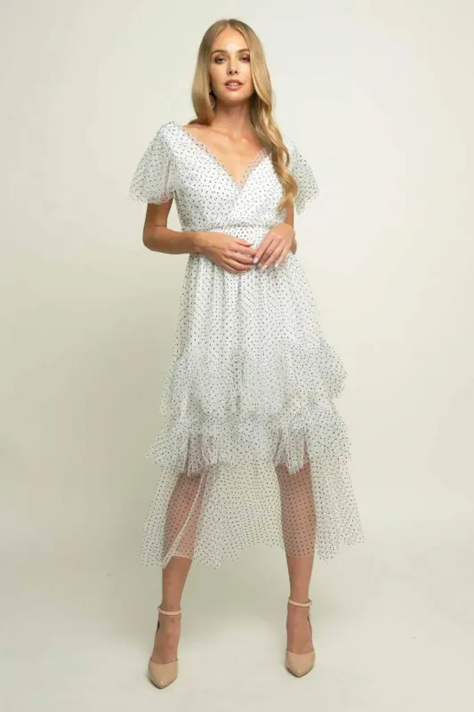 Darling Dress - Macaroon Dot sold by Eva Franco