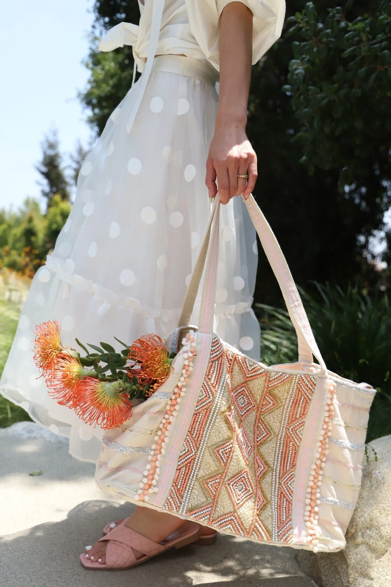 Rose Gold Tote Bag sold by Eva Franco product image thumbnail 2