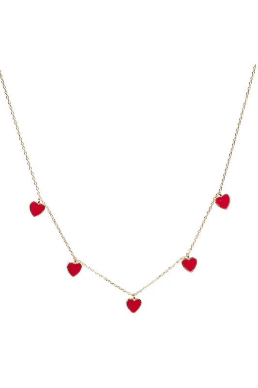 Red Heart Necklace sold by Eva Franco