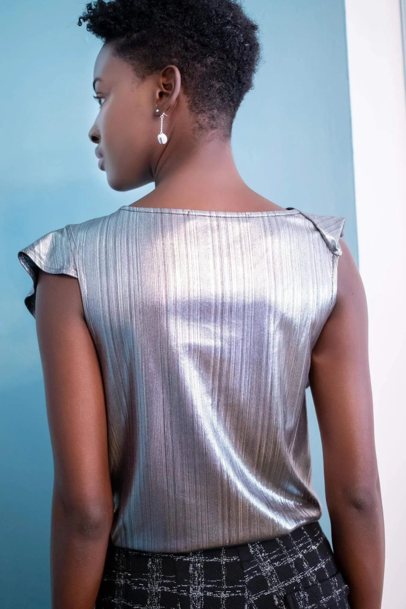 Xena Top - Metallic sold by Eva Franco product image thumbnail 4