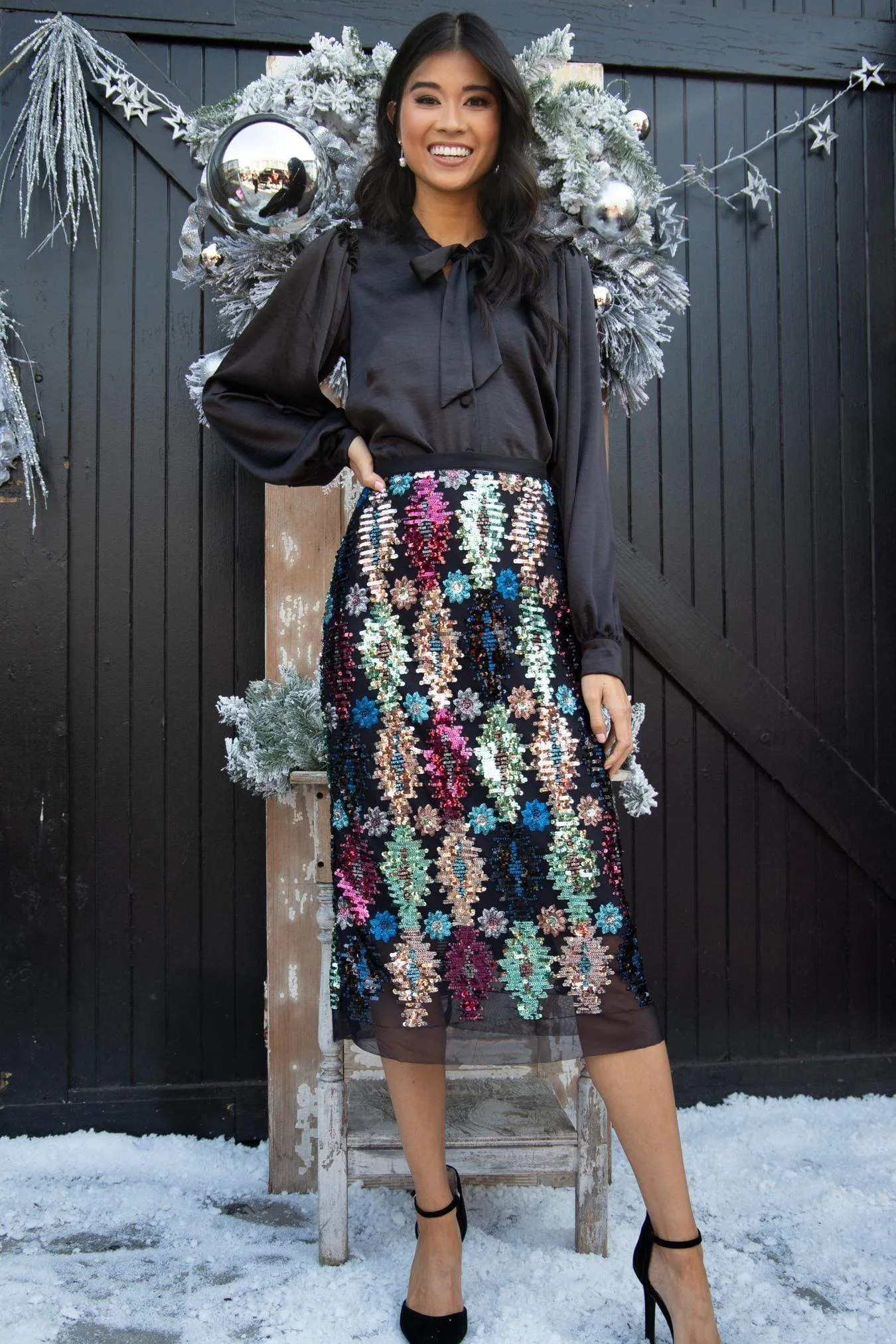 Tribal Shine Midi Skirt sold by Eva Franco product image thumbnail 2