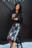Tribal Shine Midi Skirt sold by Eva Franco