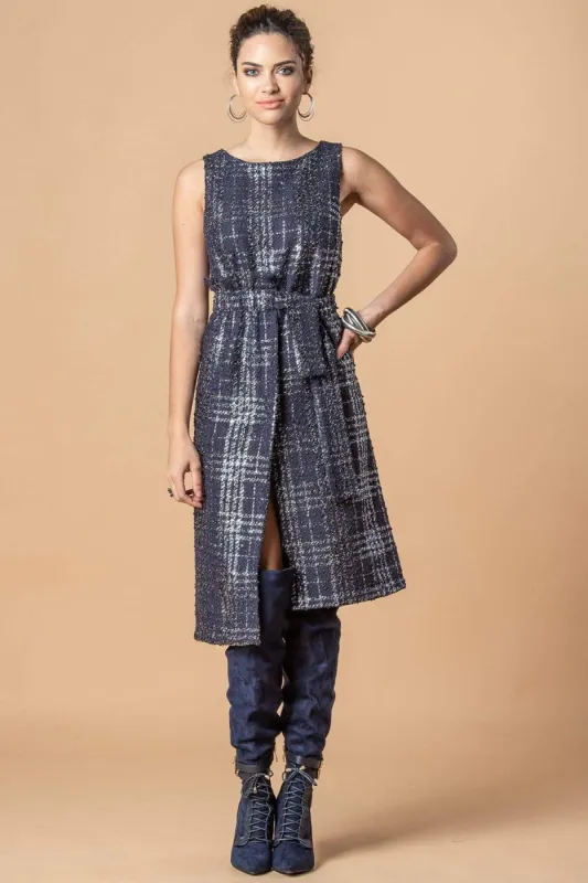 Abigail Dress - Midnight Paris sold by Eva Franco